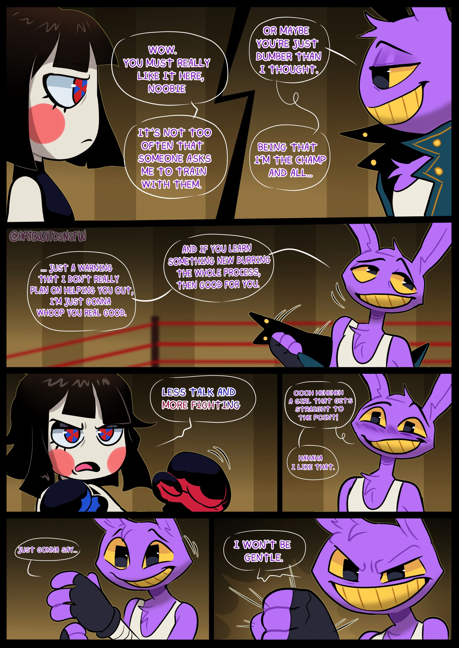 The Amazing Digital Fight Club porn comic picture 2