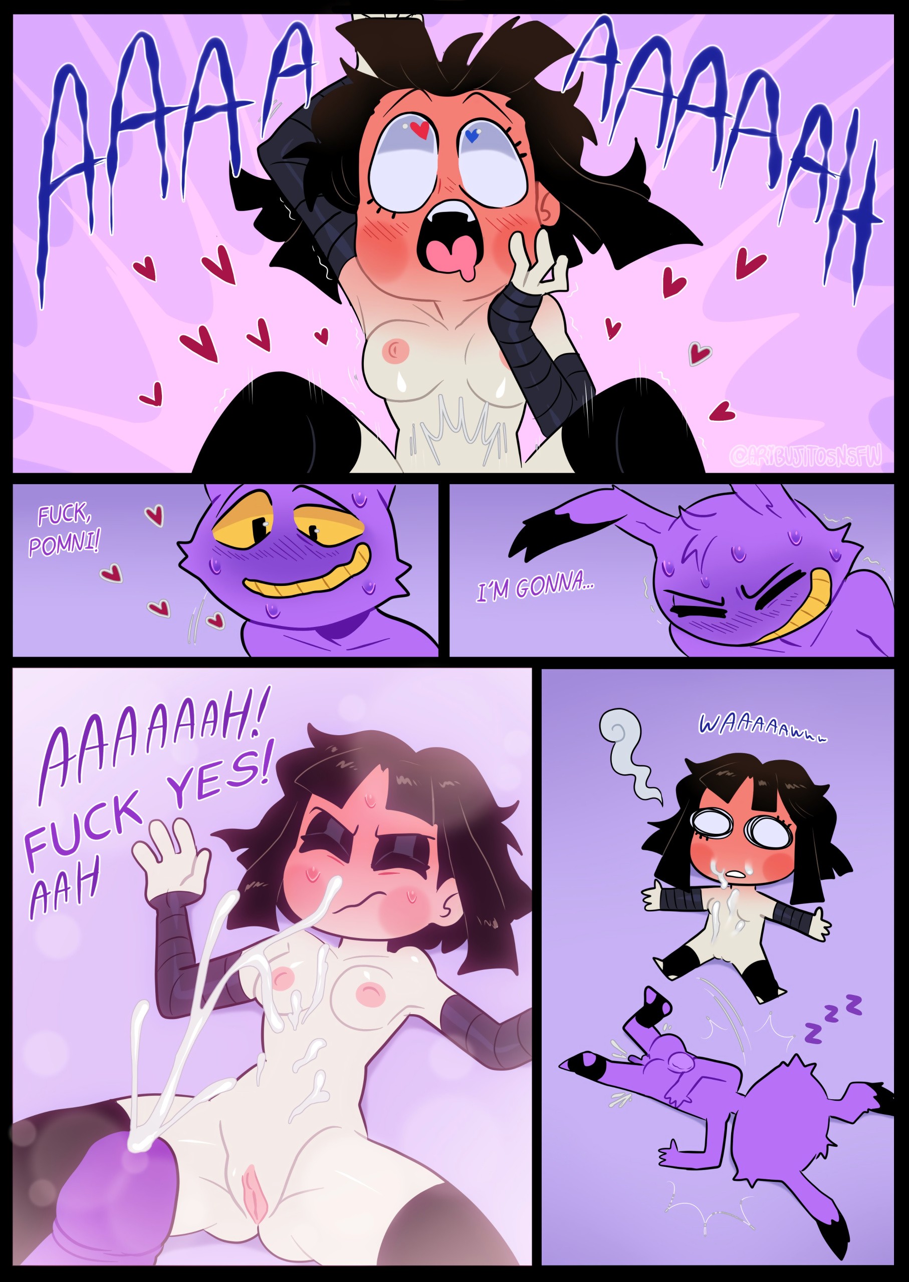 The Amazing Digital Fight Club porn comic picture 21