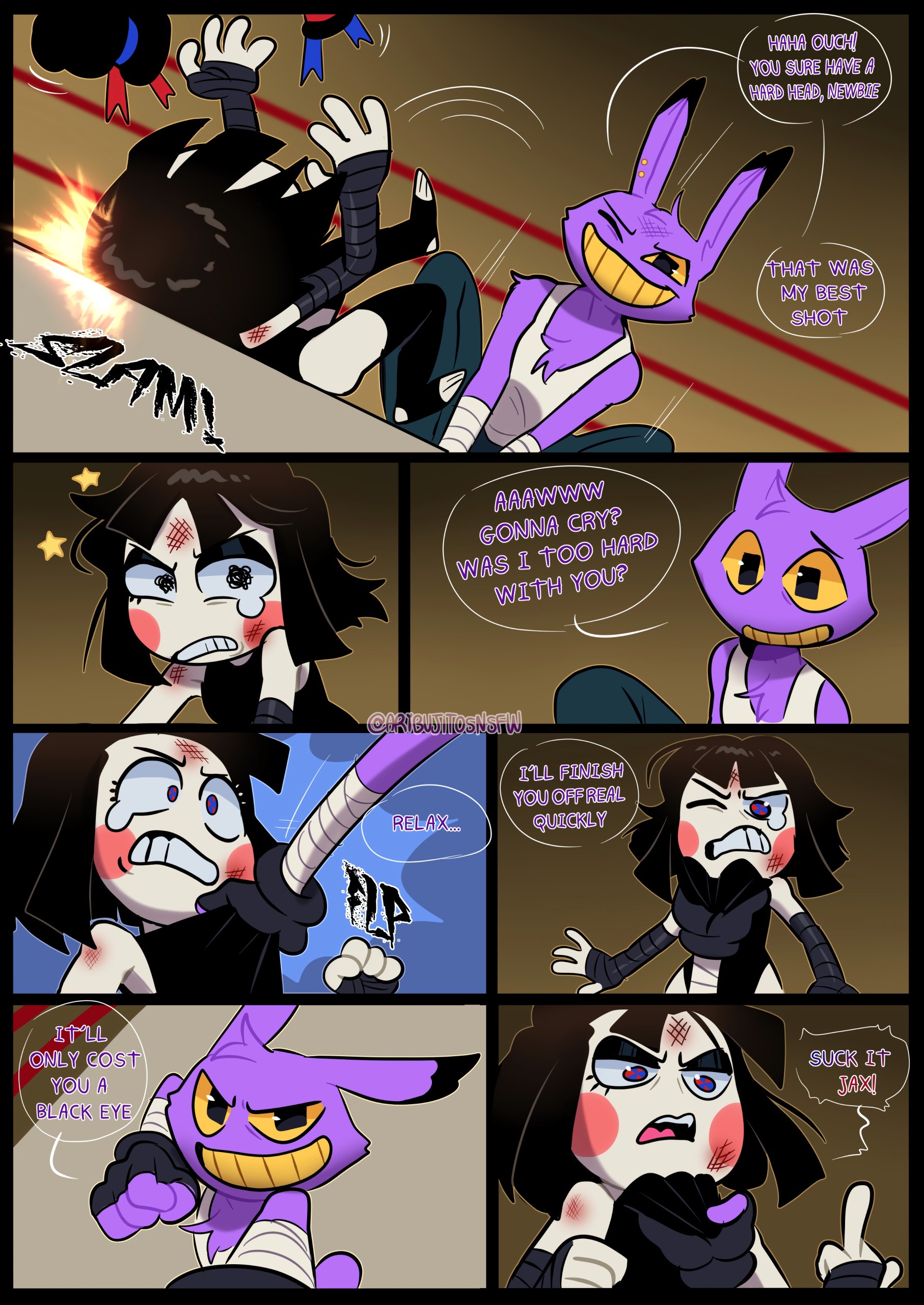 The Amazing Digital Fight Club porn comic picture 5