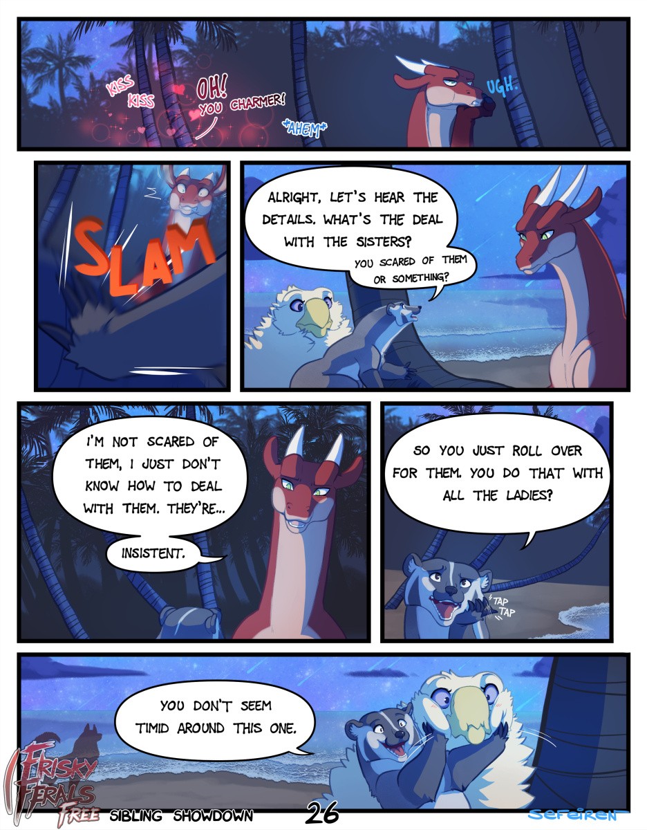 Frisky Ferals - Sibling Showdown porn comic picture 26