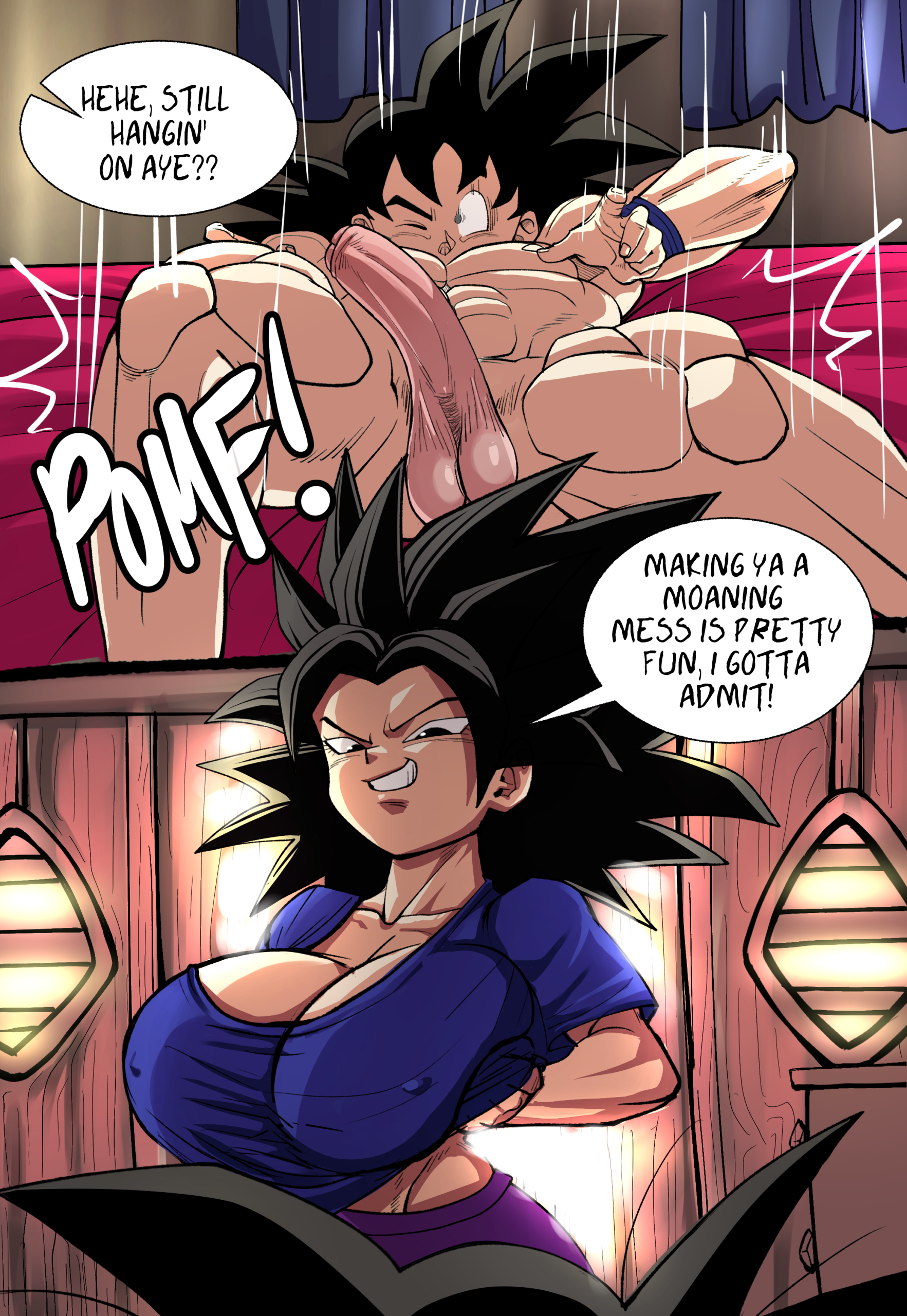 Caulifla's Ki Malfunction porn comic picture 15