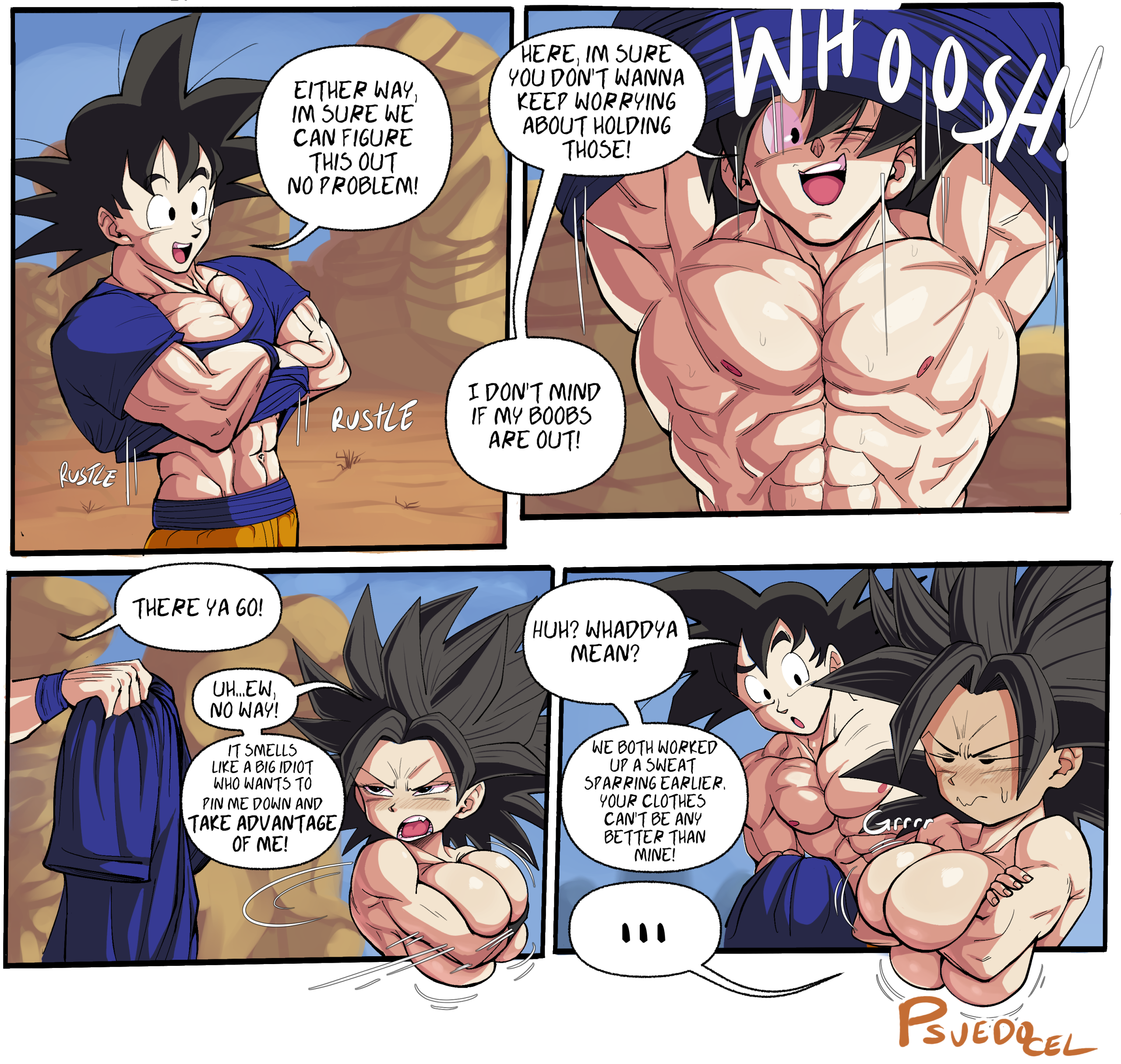 Caulifla's Ki Malfunction porn comic picture 4
