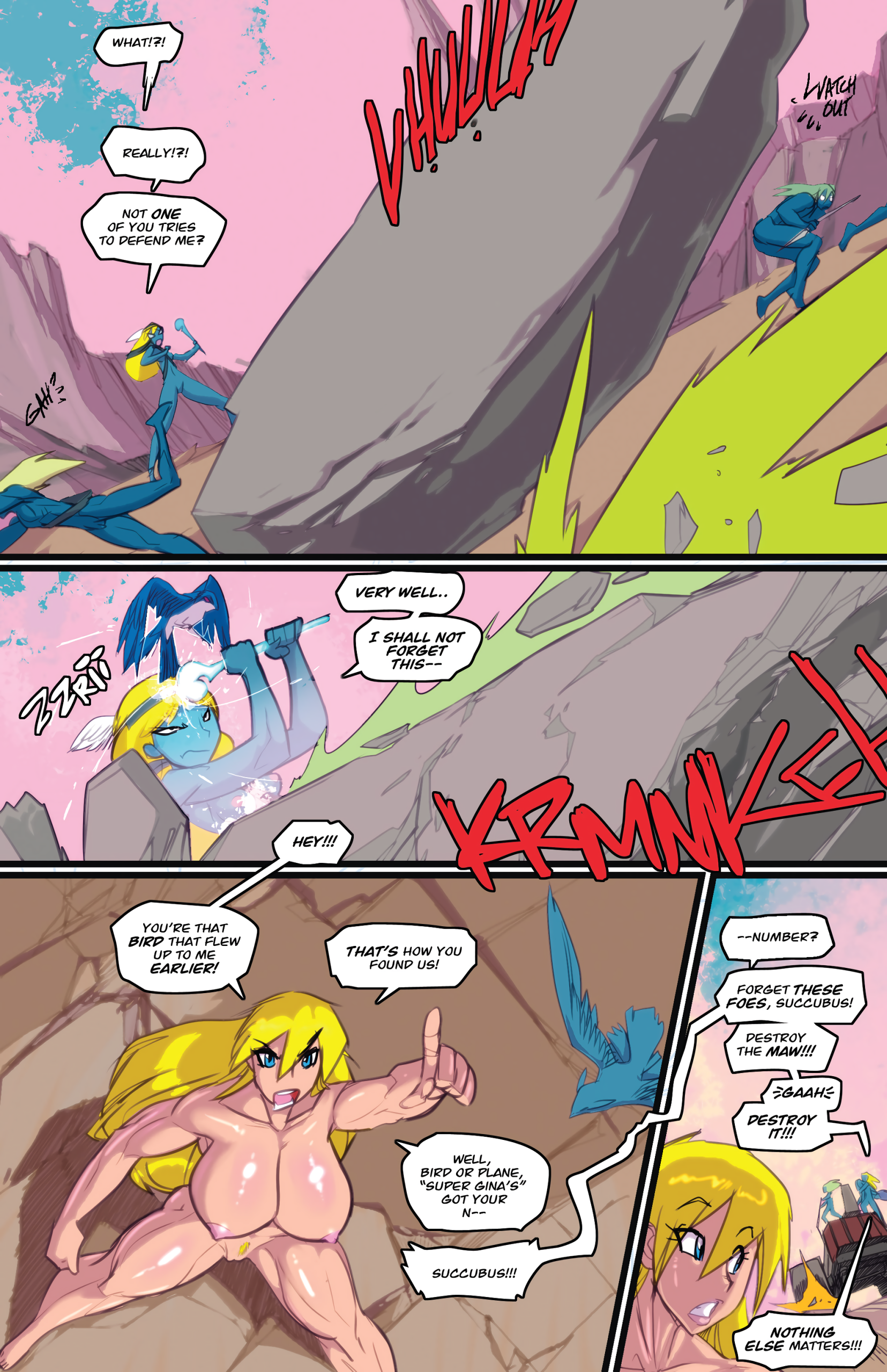 Gina Diggers: Warnerd of Mars porn comic picture 13