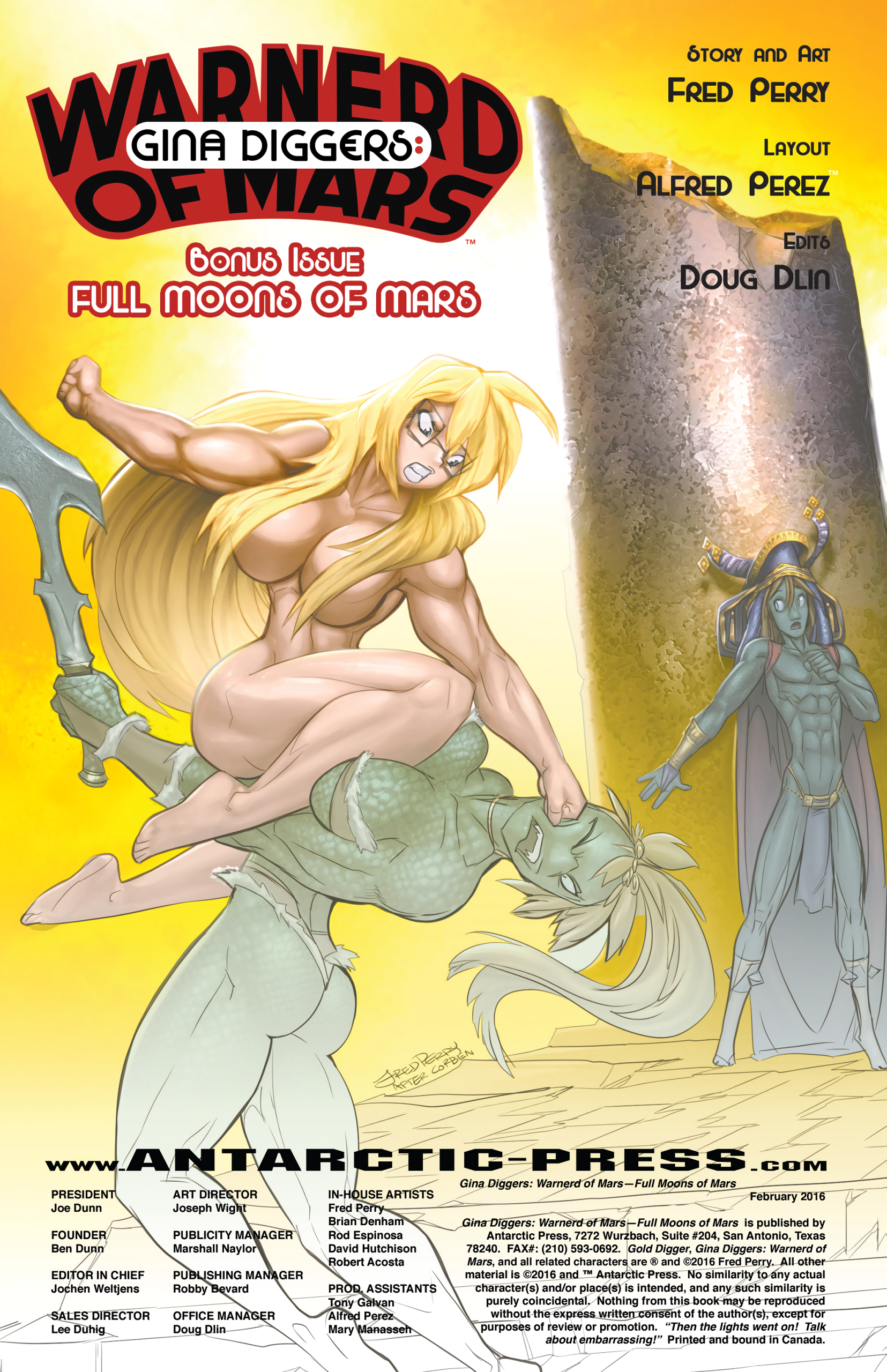 Gina Diggers: Warnerd of Mars porn comic picture 2