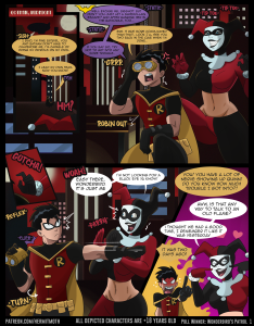 Harley and Robin: Second Shot of Crazy porn comic picture 1