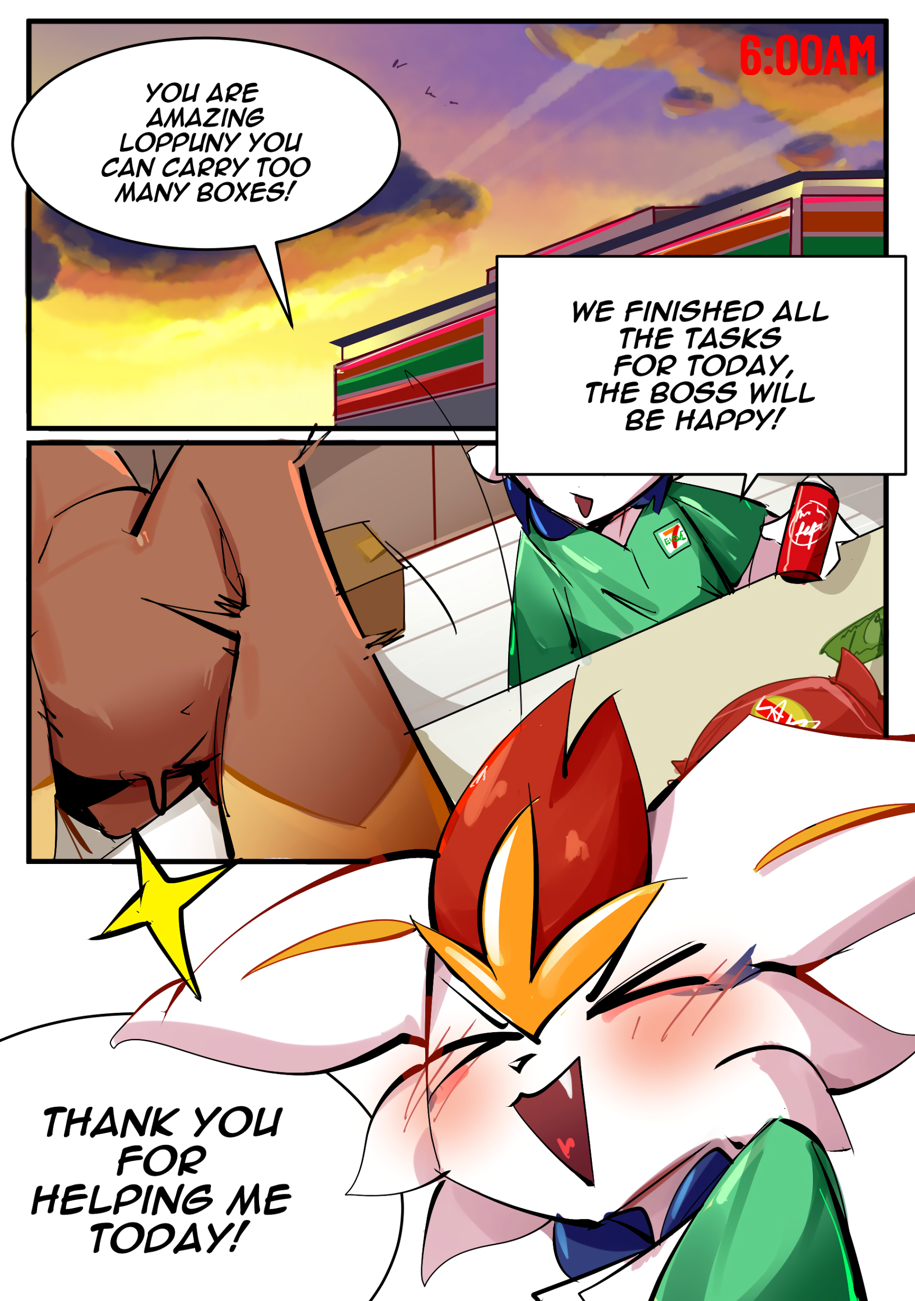 Lopunny vs Cinderace porn comic picture 2