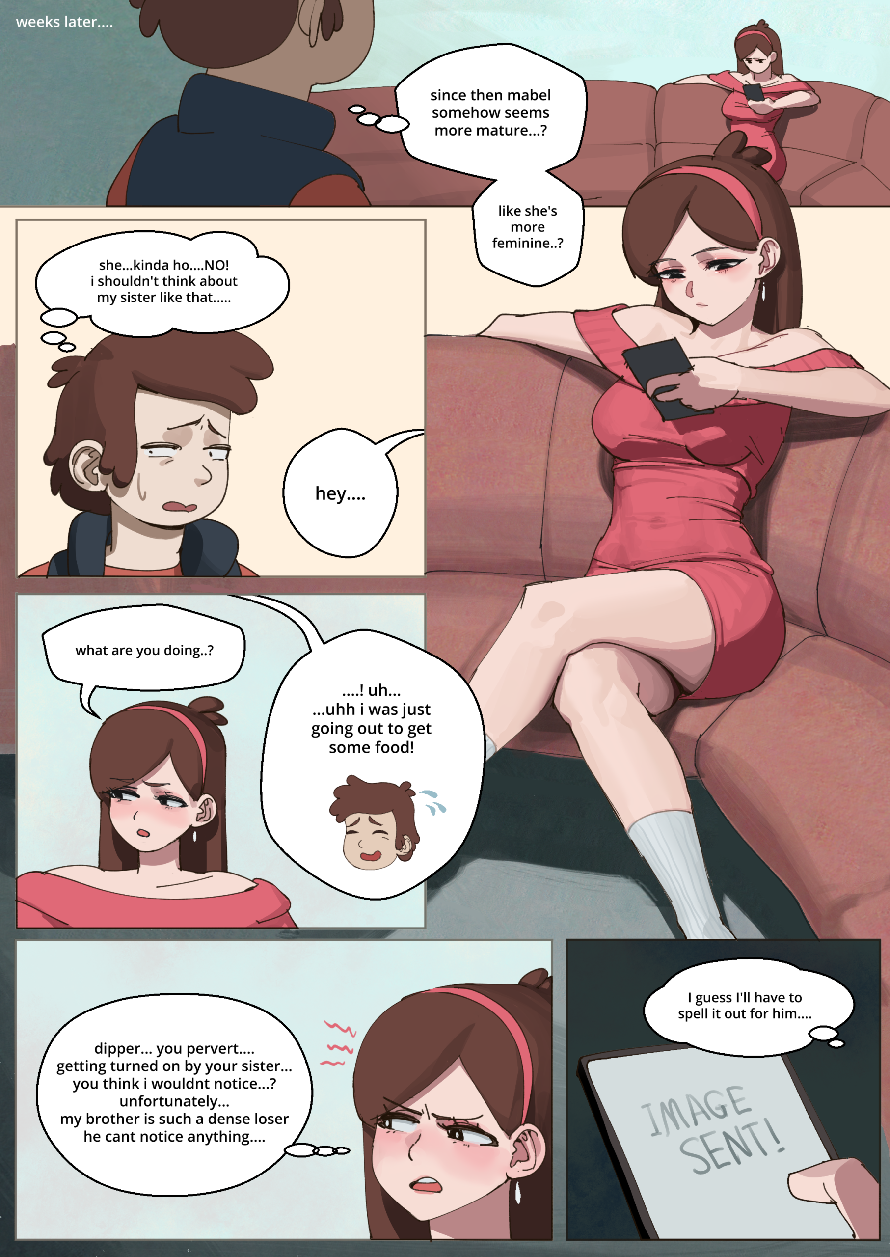 Mabel finds out porn comic picture 2