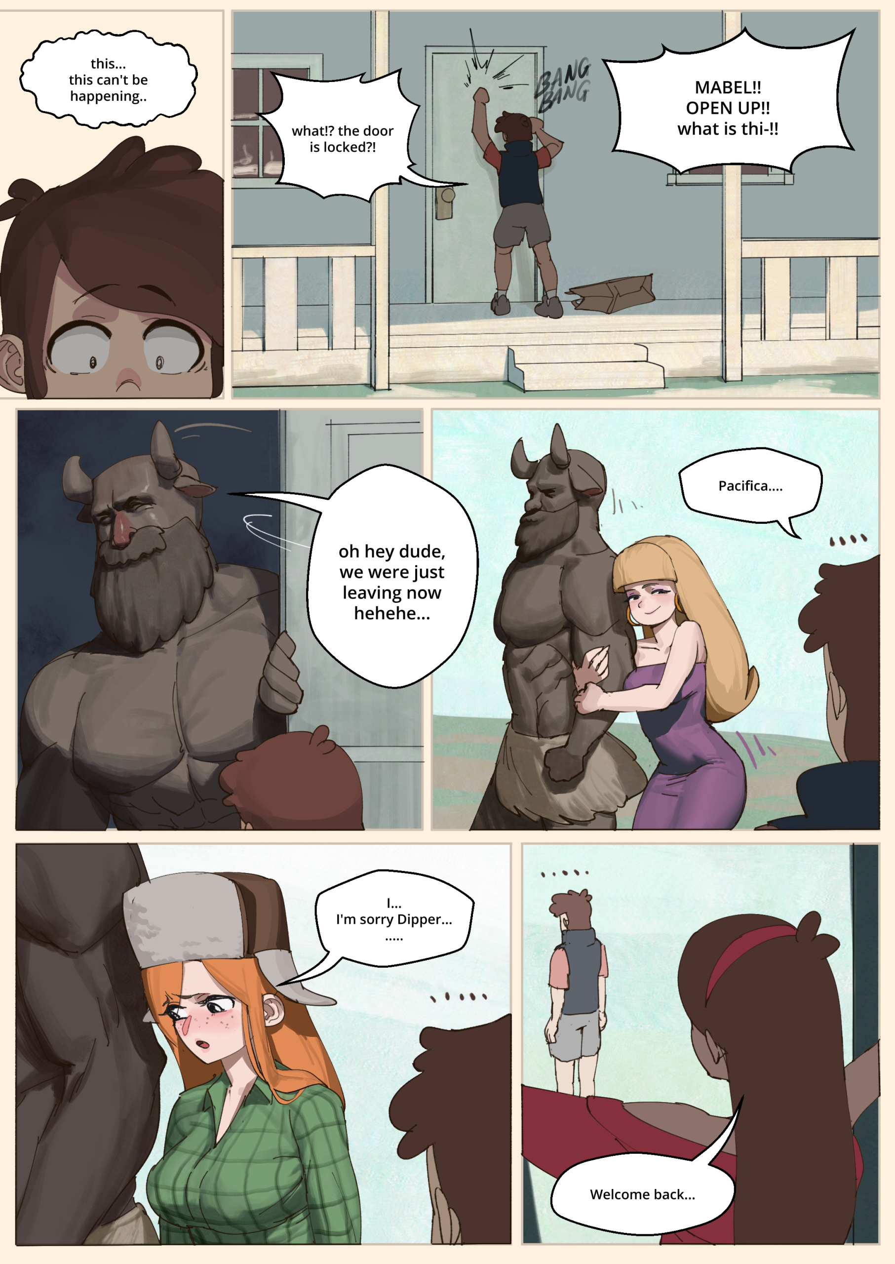 Mabel finds out porn comic picture 4