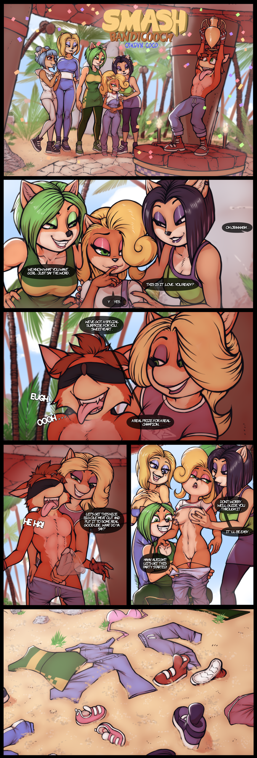 Smash Bandicoot porn comic picture 1