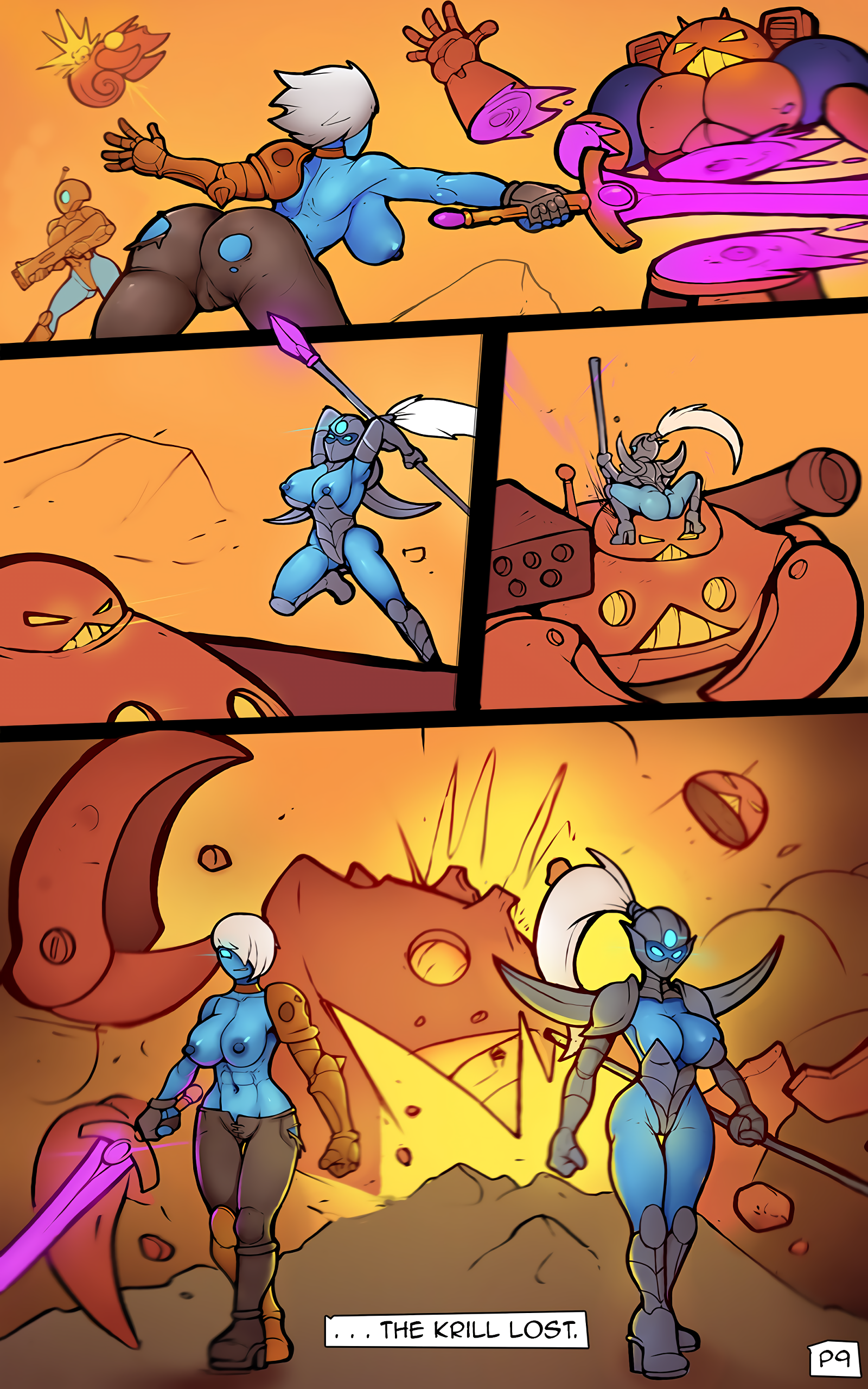 Space King: The Penetrators porn comic picture 10