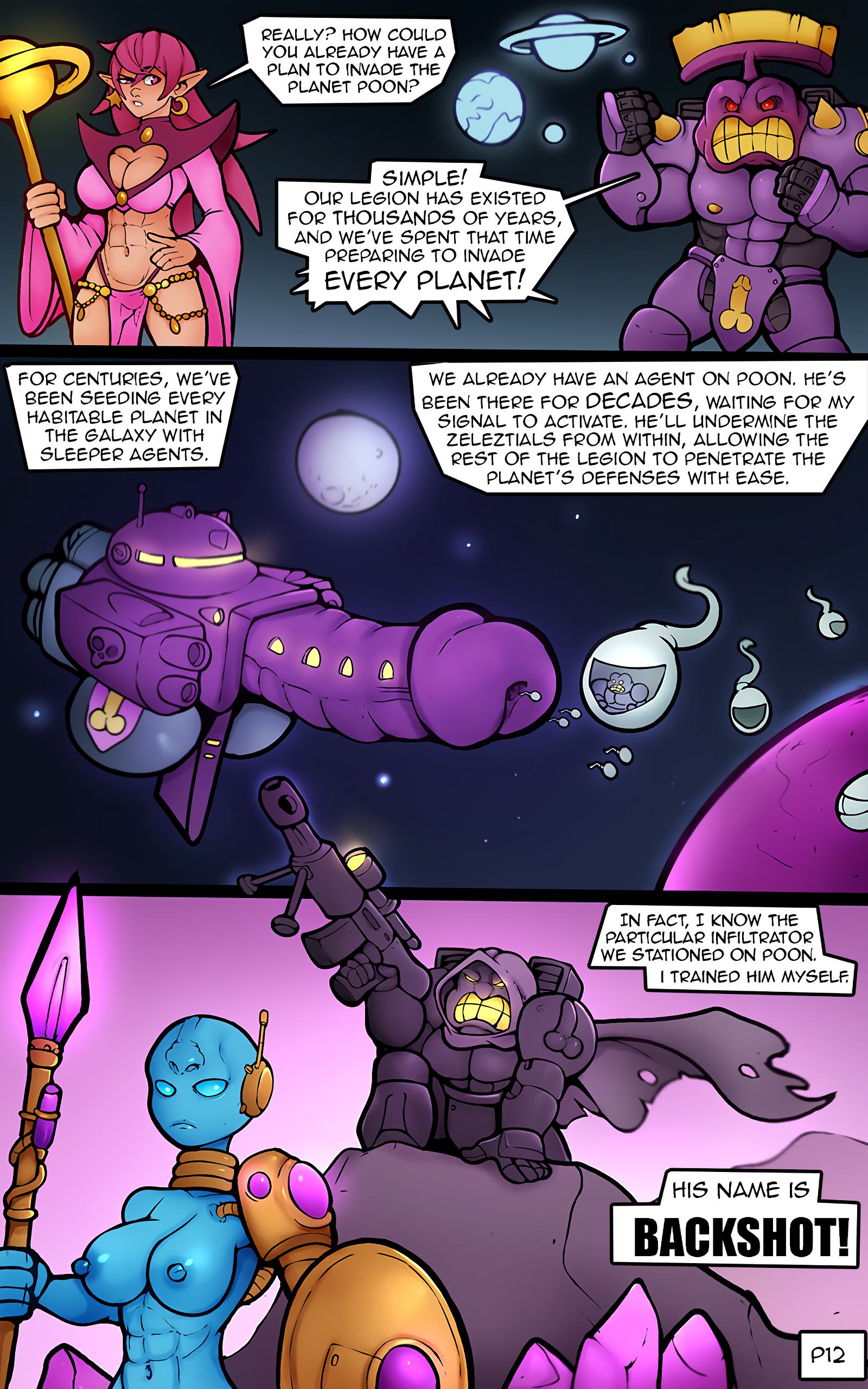 Space King: The Penetrators porn comic picture 13