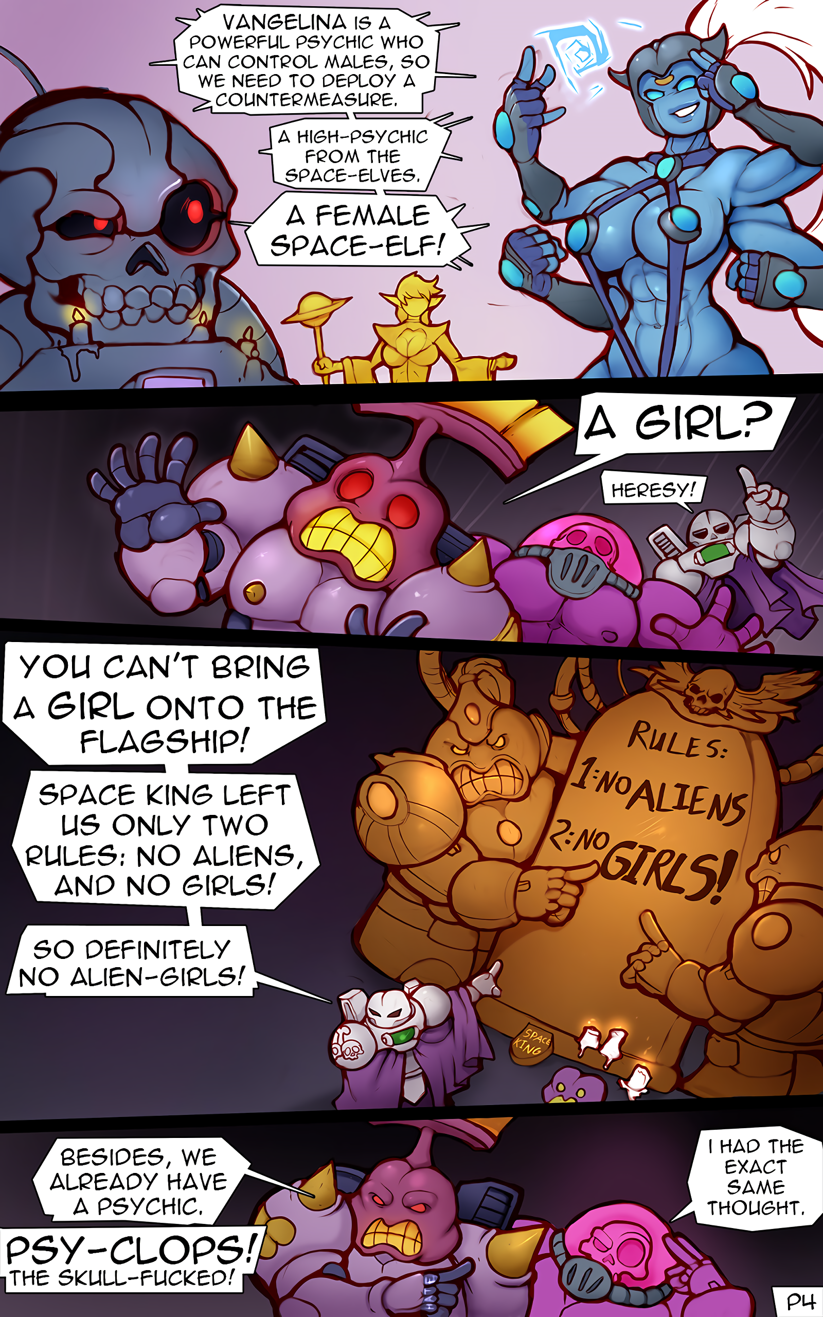 Space King: The Penetrators porn comic picture 5
