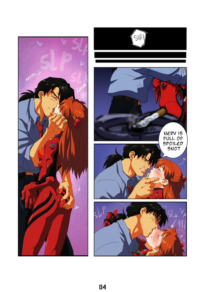 Asuka x Kaji porn comic picture 5