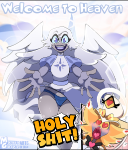 Sir Pentious in Heaven porn comic picture 1