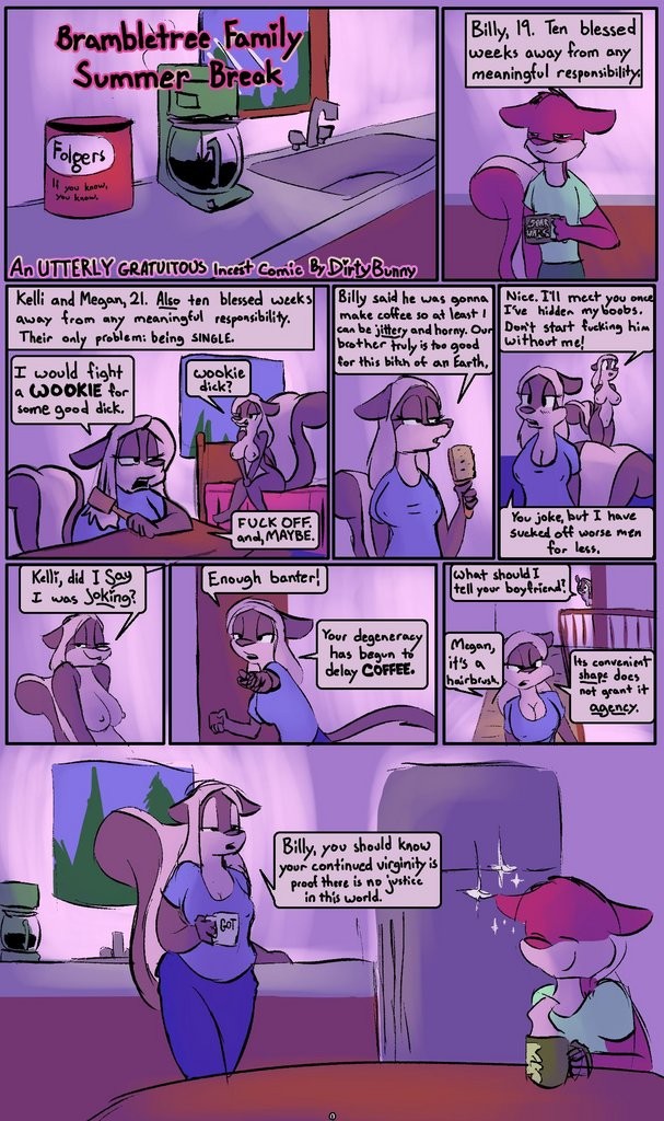Brambletree Family Summer Vacation porn comic picture 1