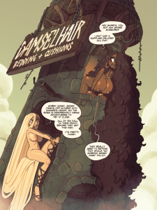 Damsel Hair porn comic picture 1