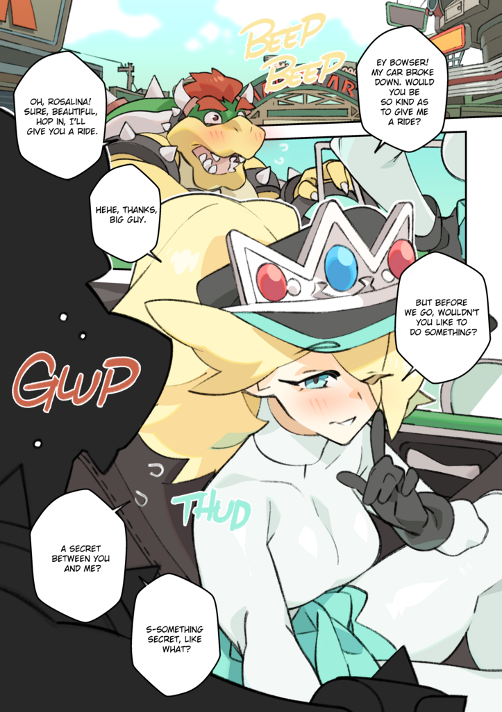 Drift into Rosalina's Galaxy porn comic picture 4