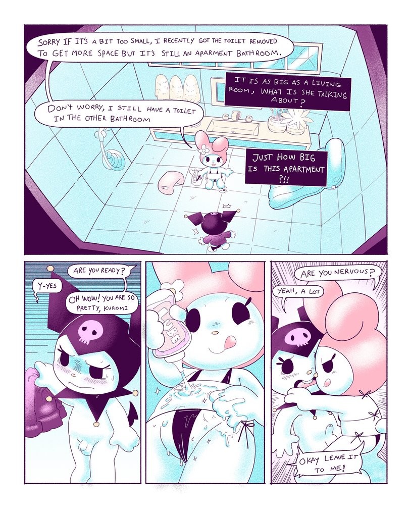 Kuromi on Soapland porn comic picture 5