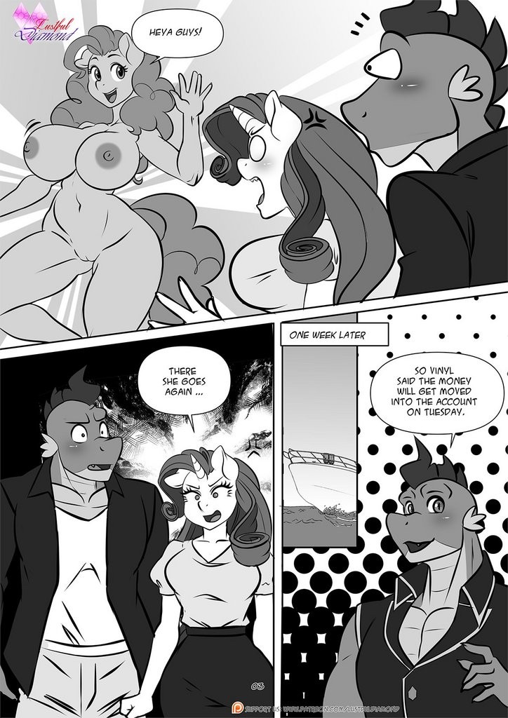 Lustful Diamond - Pink in the Halls porn comic picture 5