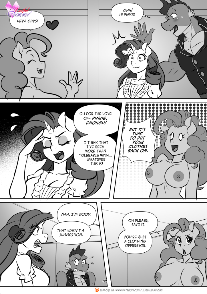 Lustful Diamond - Pink in the Halls porn comic picture 6