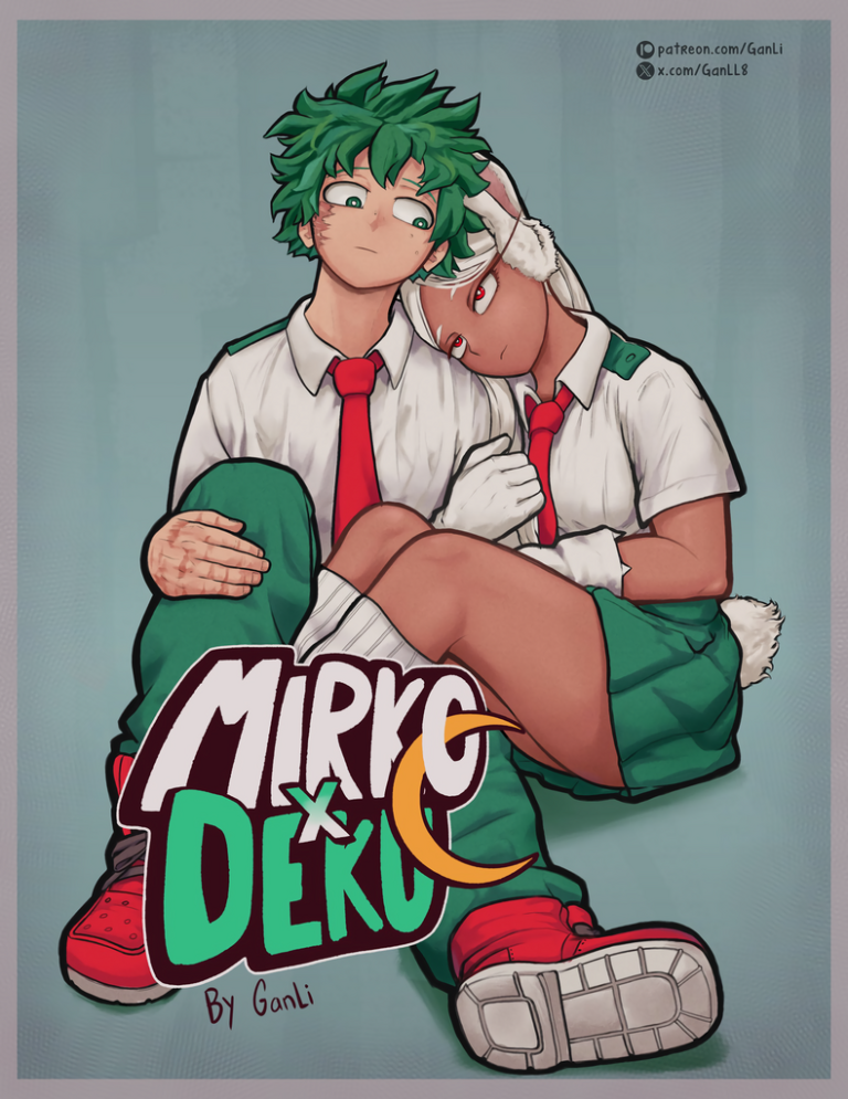 Mirko X Deku porn comic picture 1