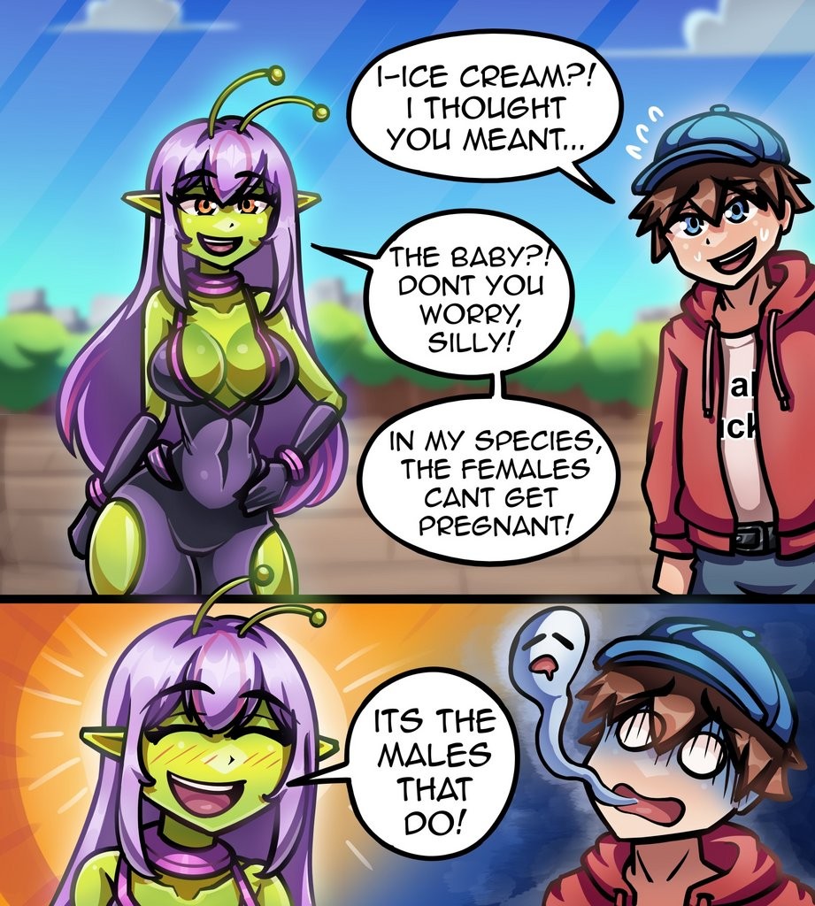 Out of this world porn comic picture 10