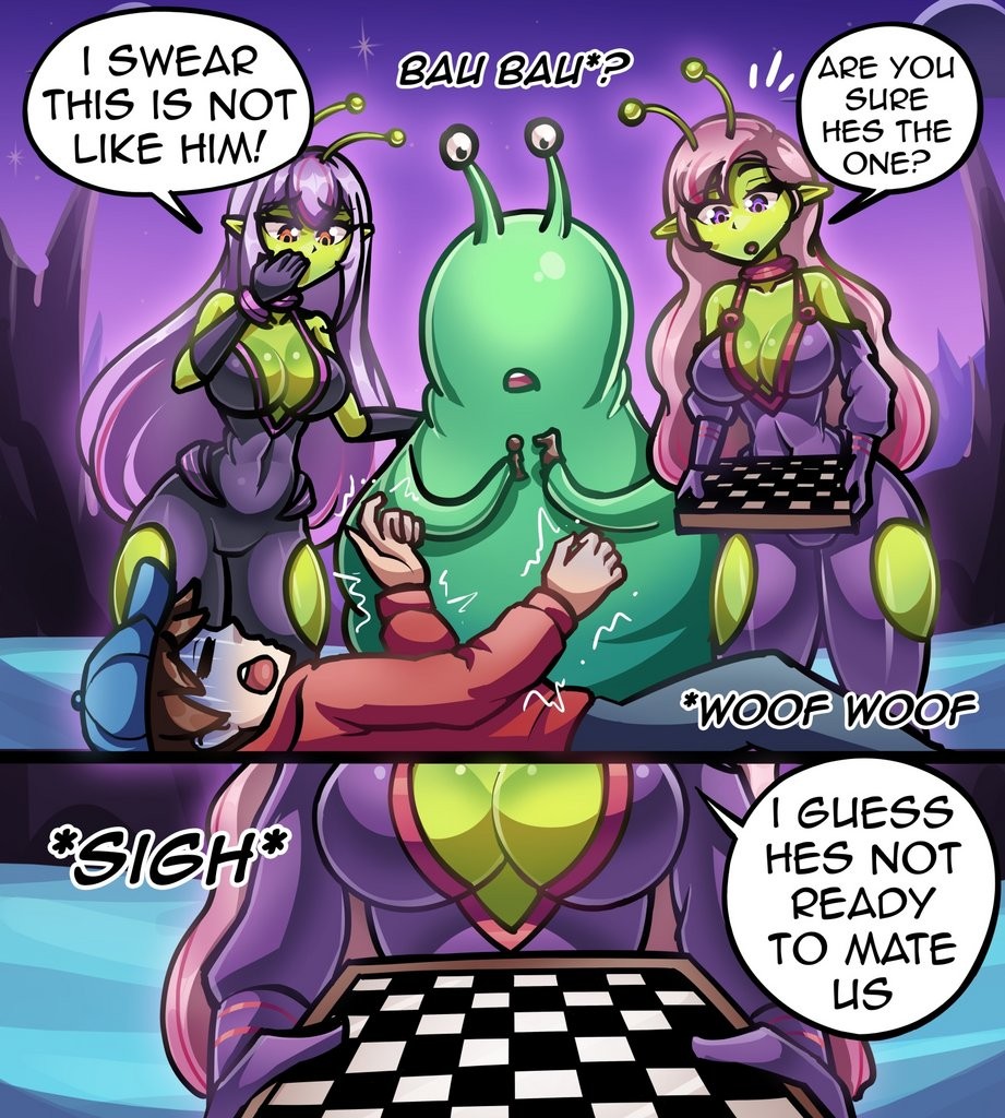 Out of this world porn comic picture 16