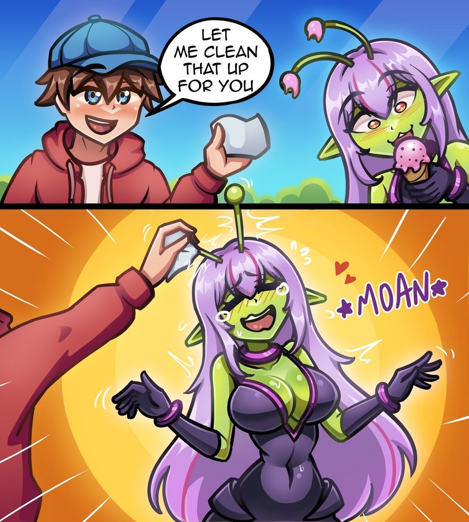 Out of this world porn comic picture 21