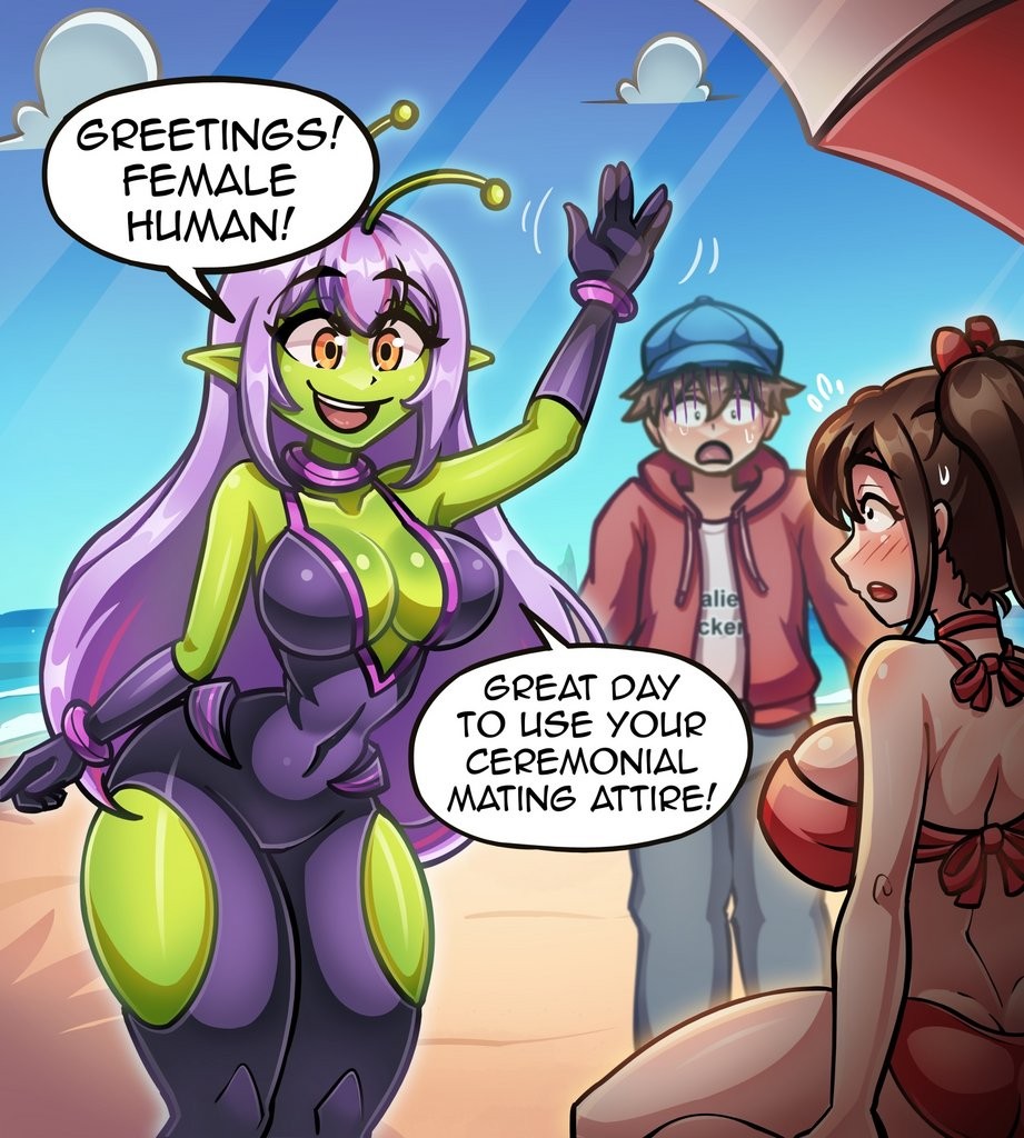 Out of this world porn comic picture 29