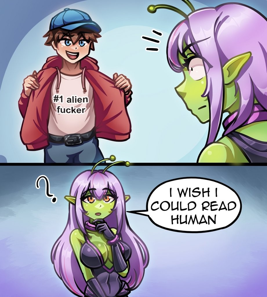 Out of this world porn comic picture 3