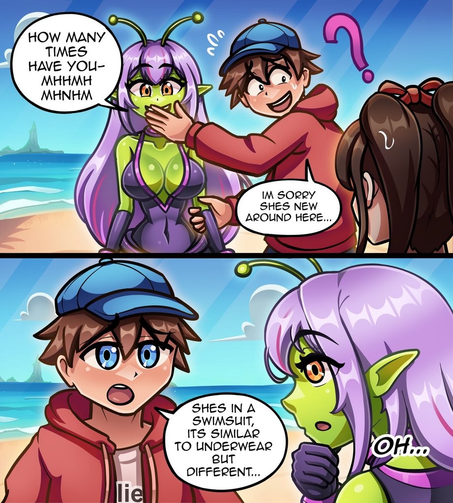 Out of this world porn comic picture 30