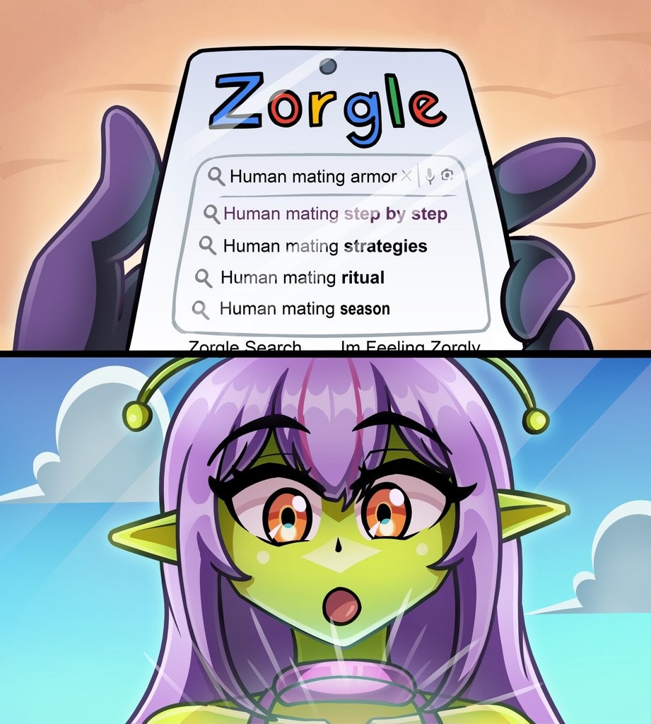 Out of this world porn comic picture 32