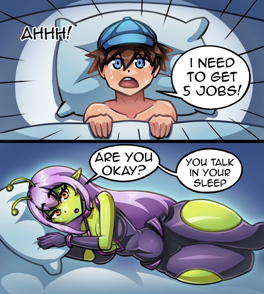 Out of this world porn comic picture 7