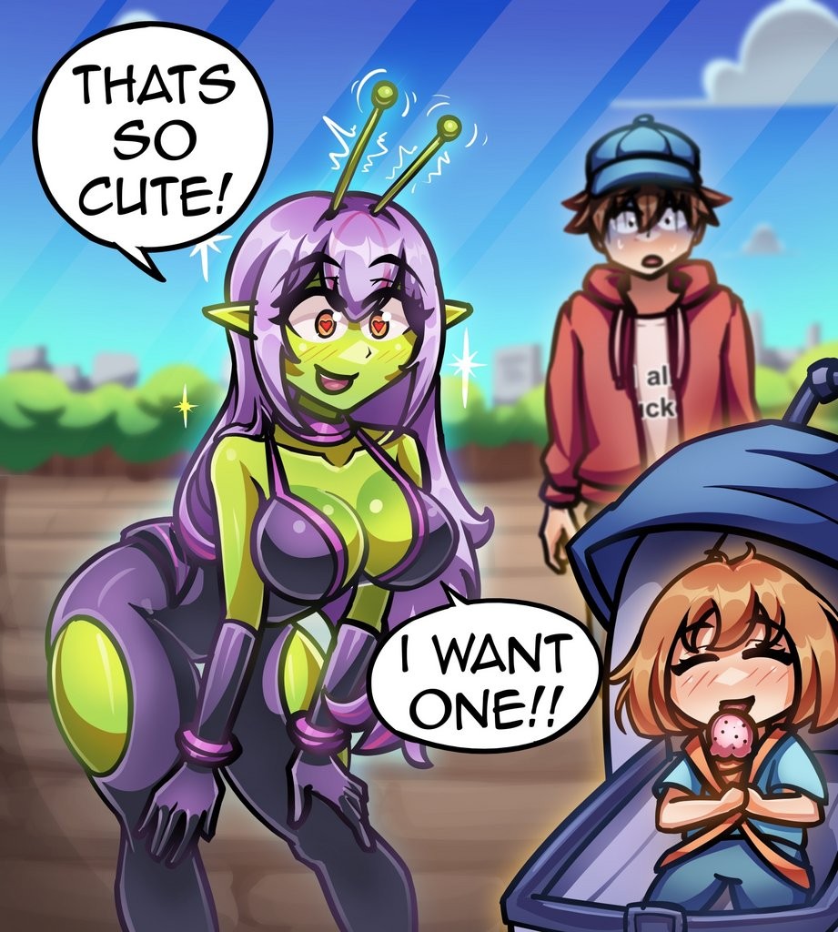 Out of this world porn comic picture 8