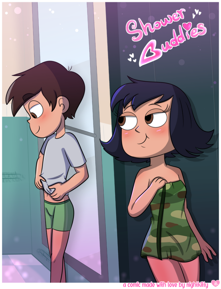 Shower Buddies porn comic picture 1