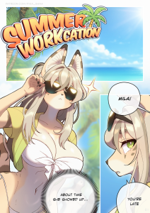 Summer Workcation porn comic picture 1