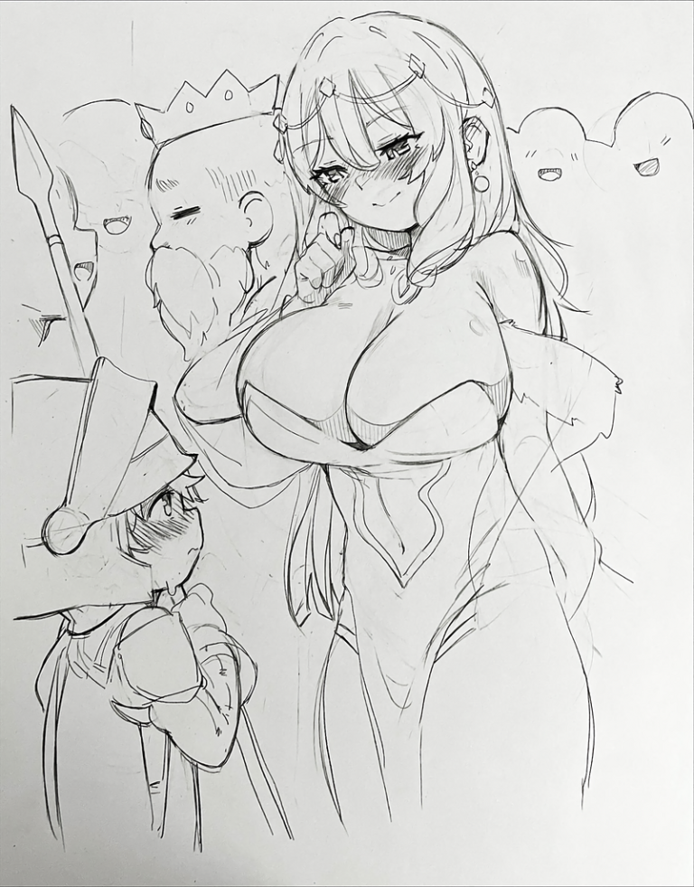 Youngest Guard and Queen porn comic picture 1