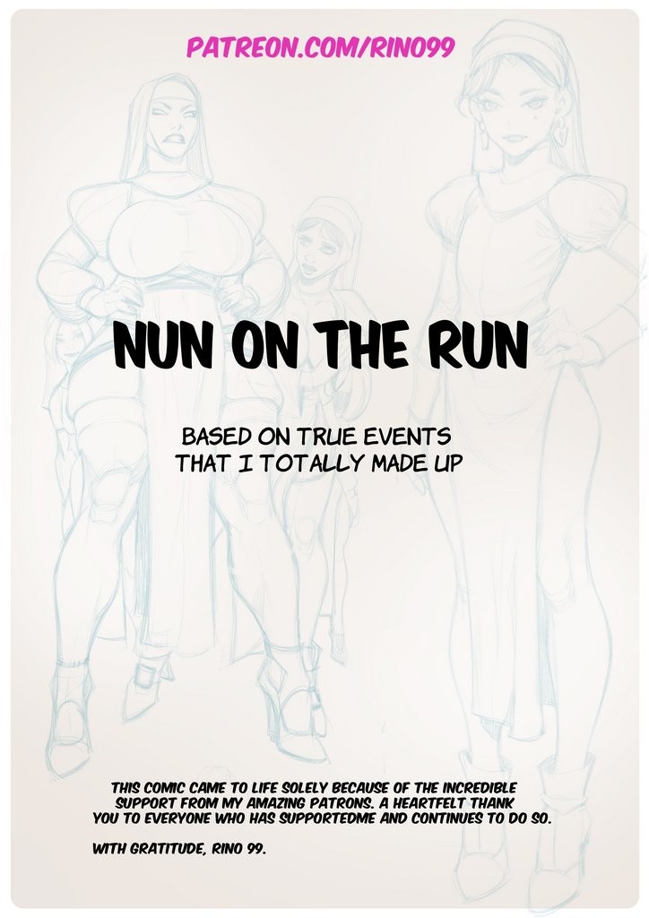 Nun on the run porn comic picture 6