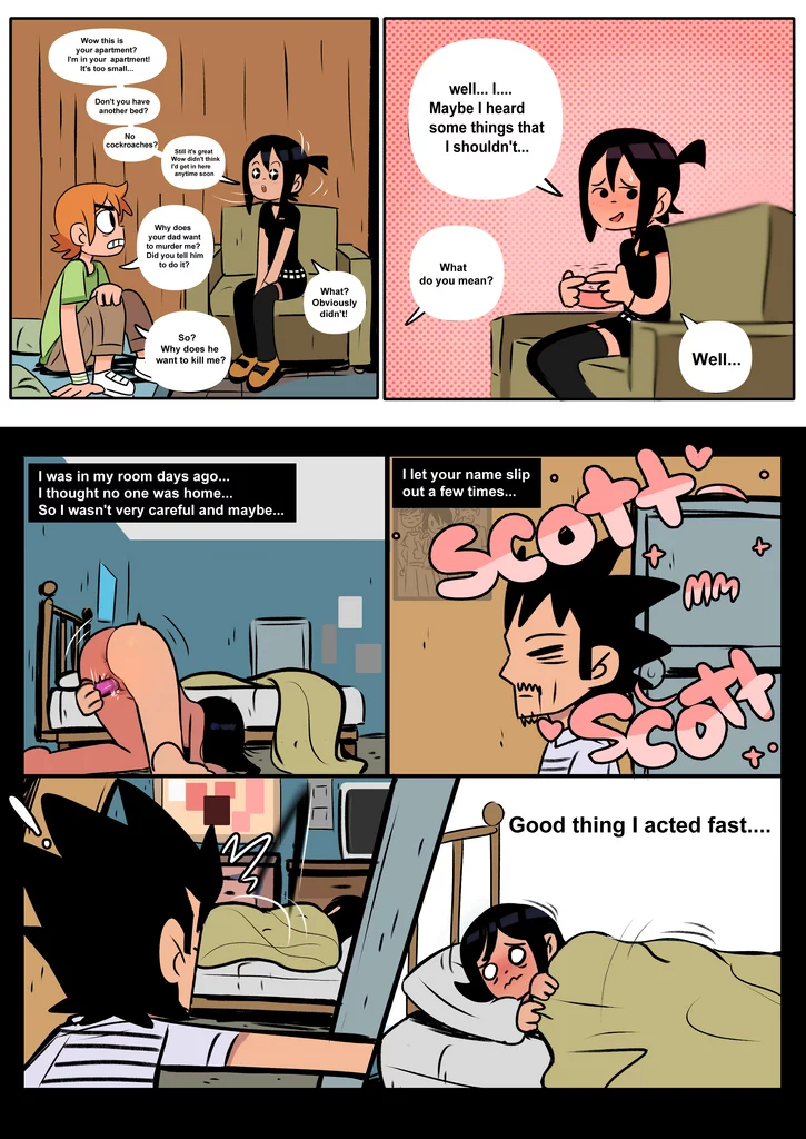 Scott Pilgrim Has a Job porn comic picture 18