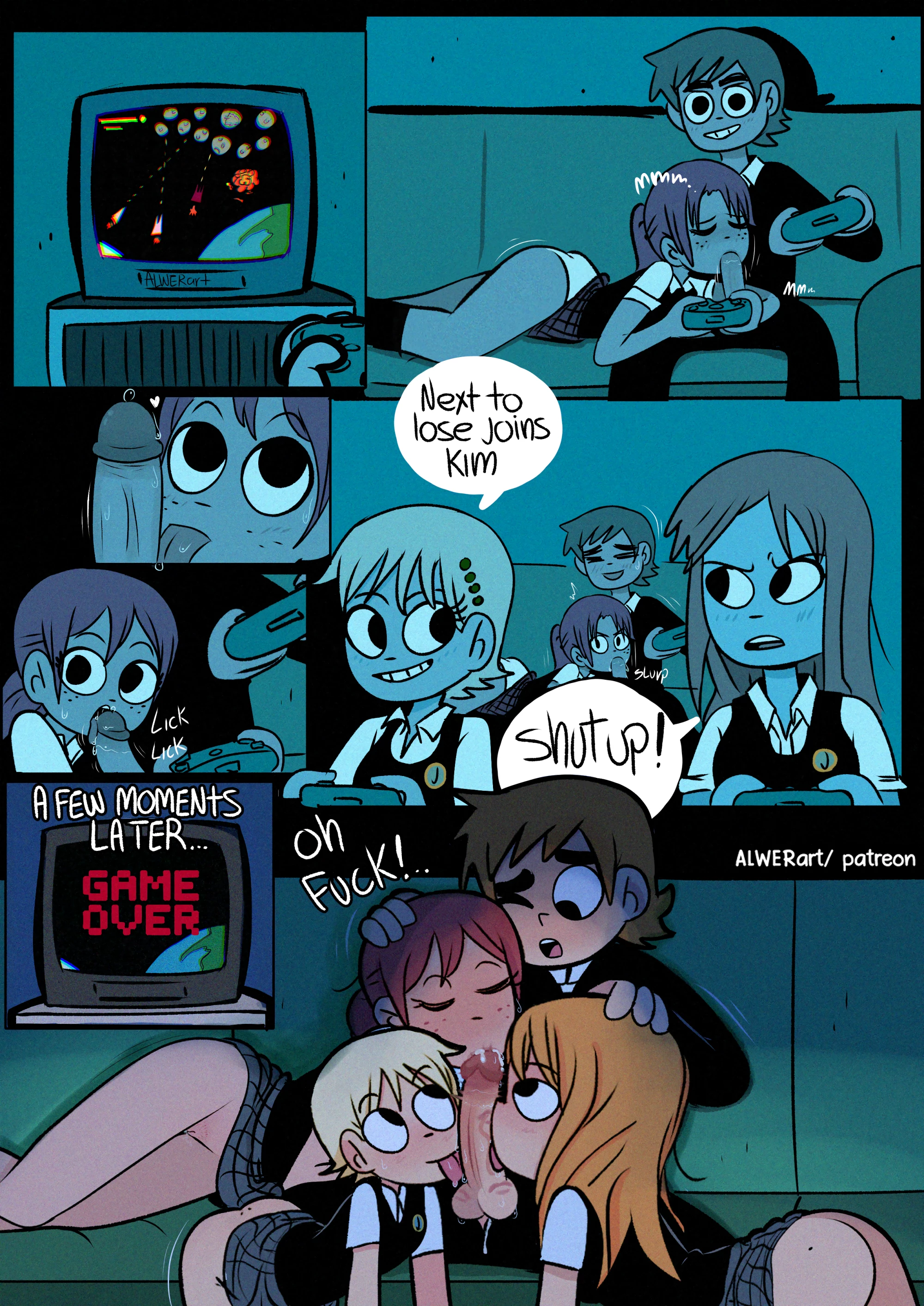 Scott Pilgrim Has a Job porn comic picture 35