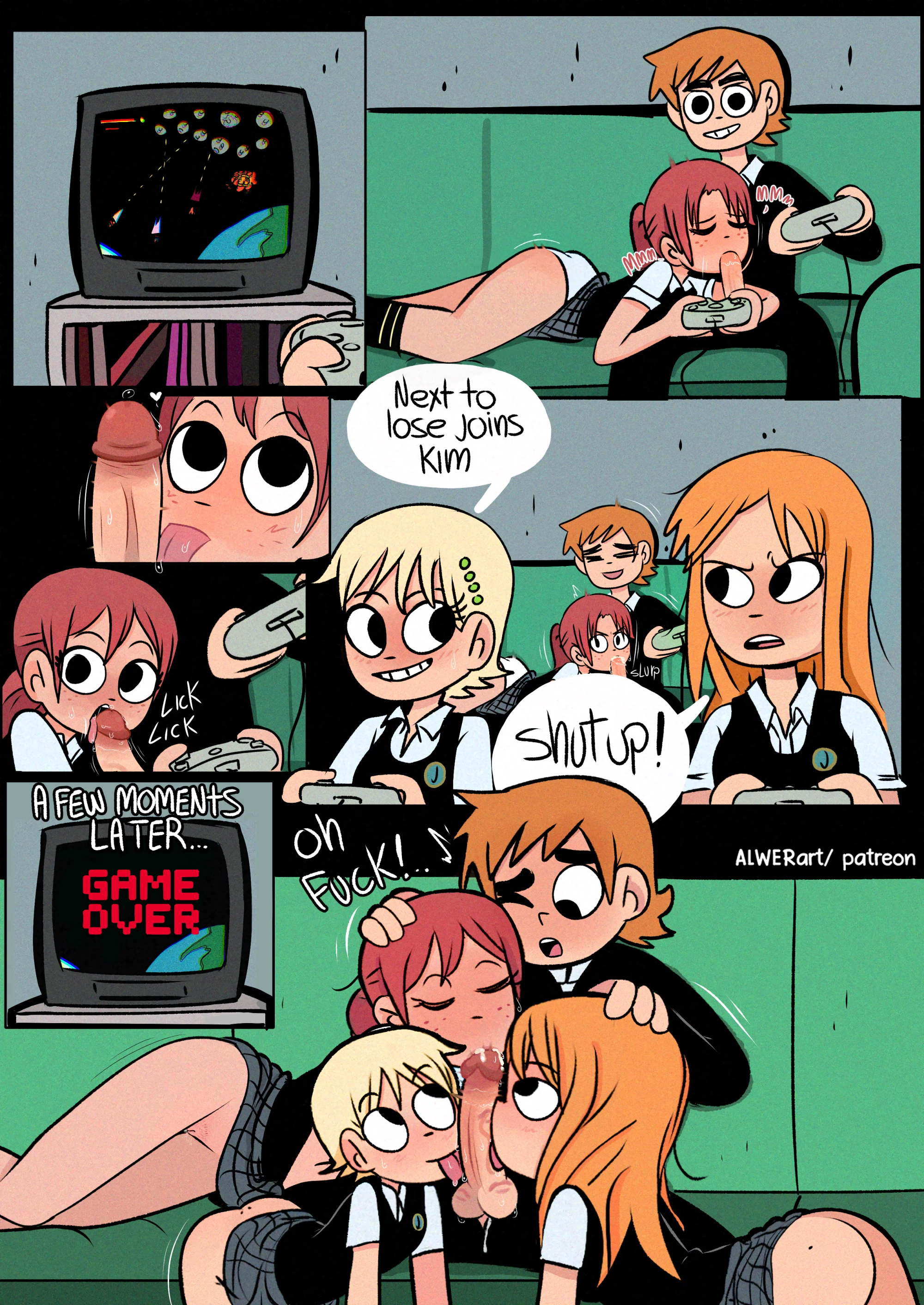Scott Pilgrim Has a Job porn comic picture 36