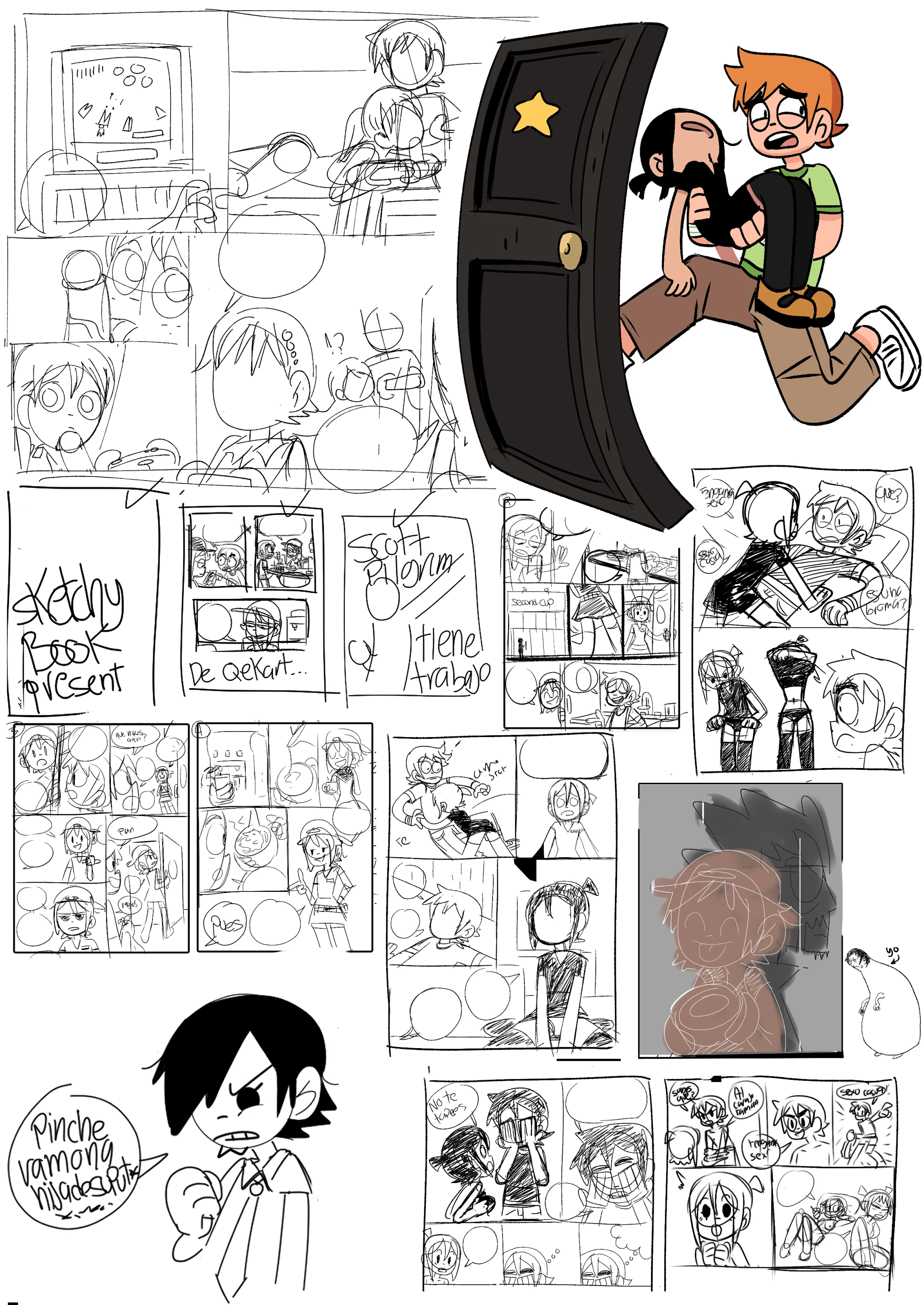 Scott Pilgrim Has a Job porn comic picture 45