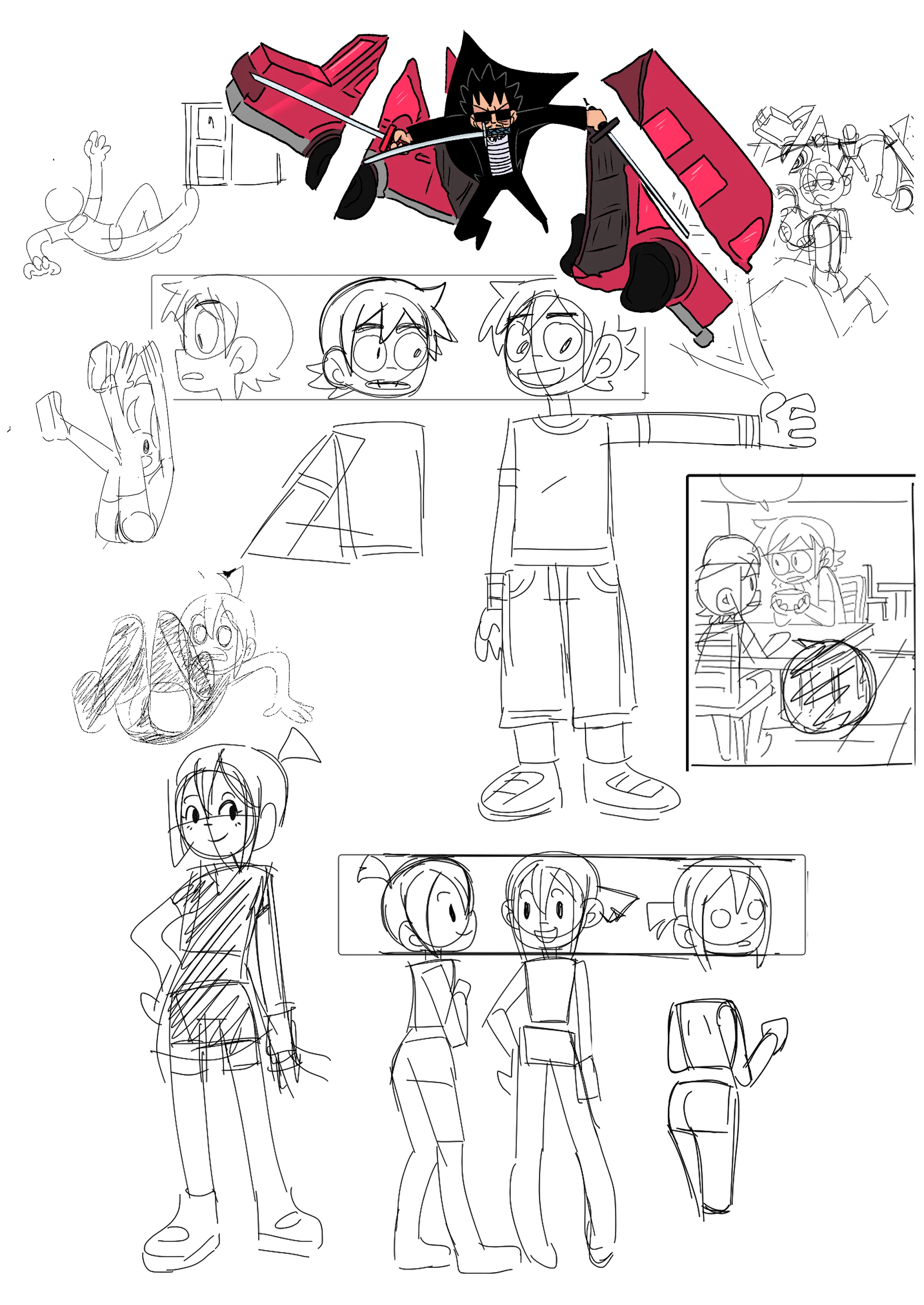 Scott Pilgrim Has a Job porn comic picture 46