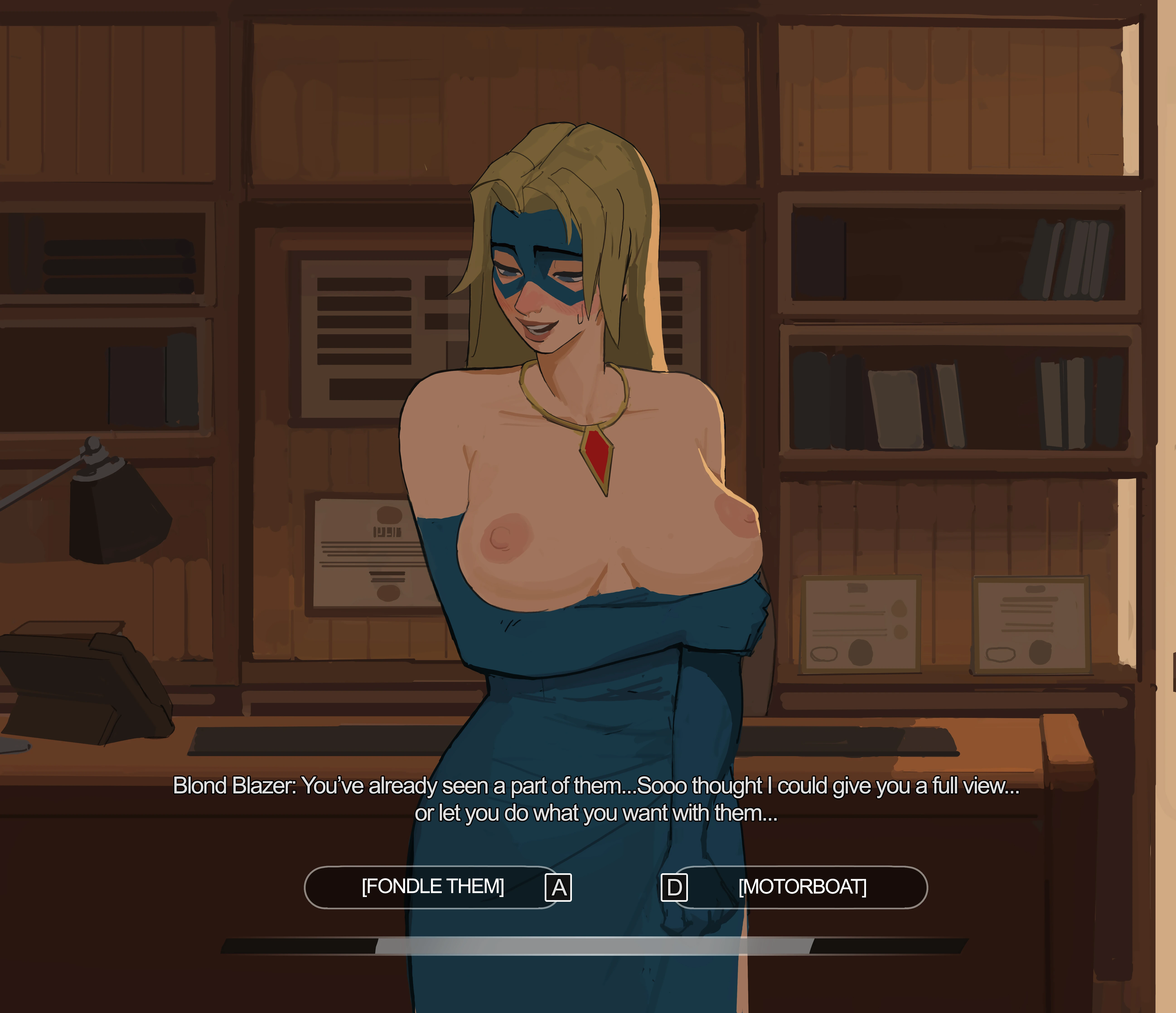 Blonde Blazer porn comic picture 3