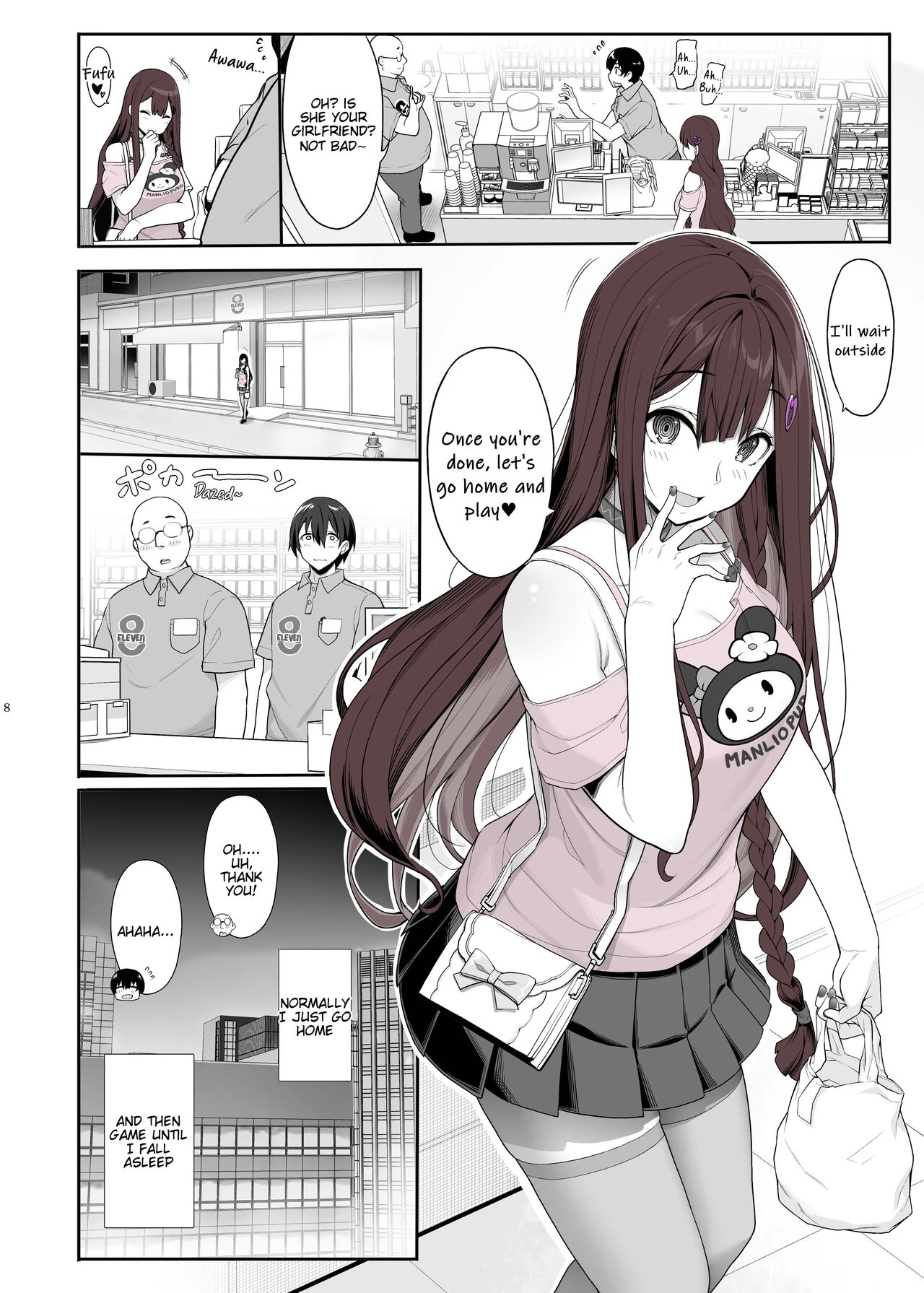 Landmine Girl Wants to Hang Out at Home Playing Games while also Having Sex | Joshi wa Ie Totsu shite game Shinagara H mo Shitai porn comic picture 8