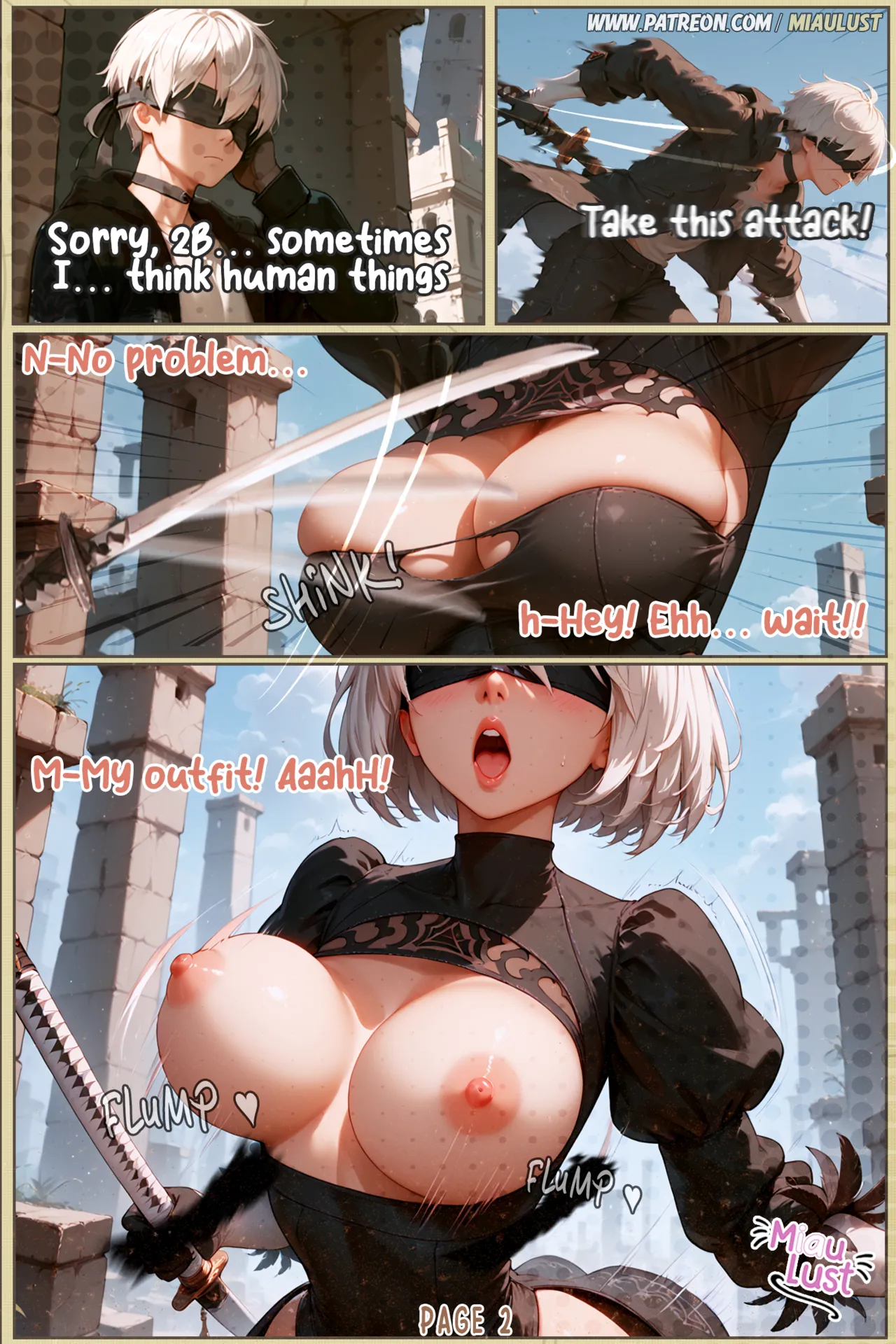 NIer: Sexmata porn comic picture 3