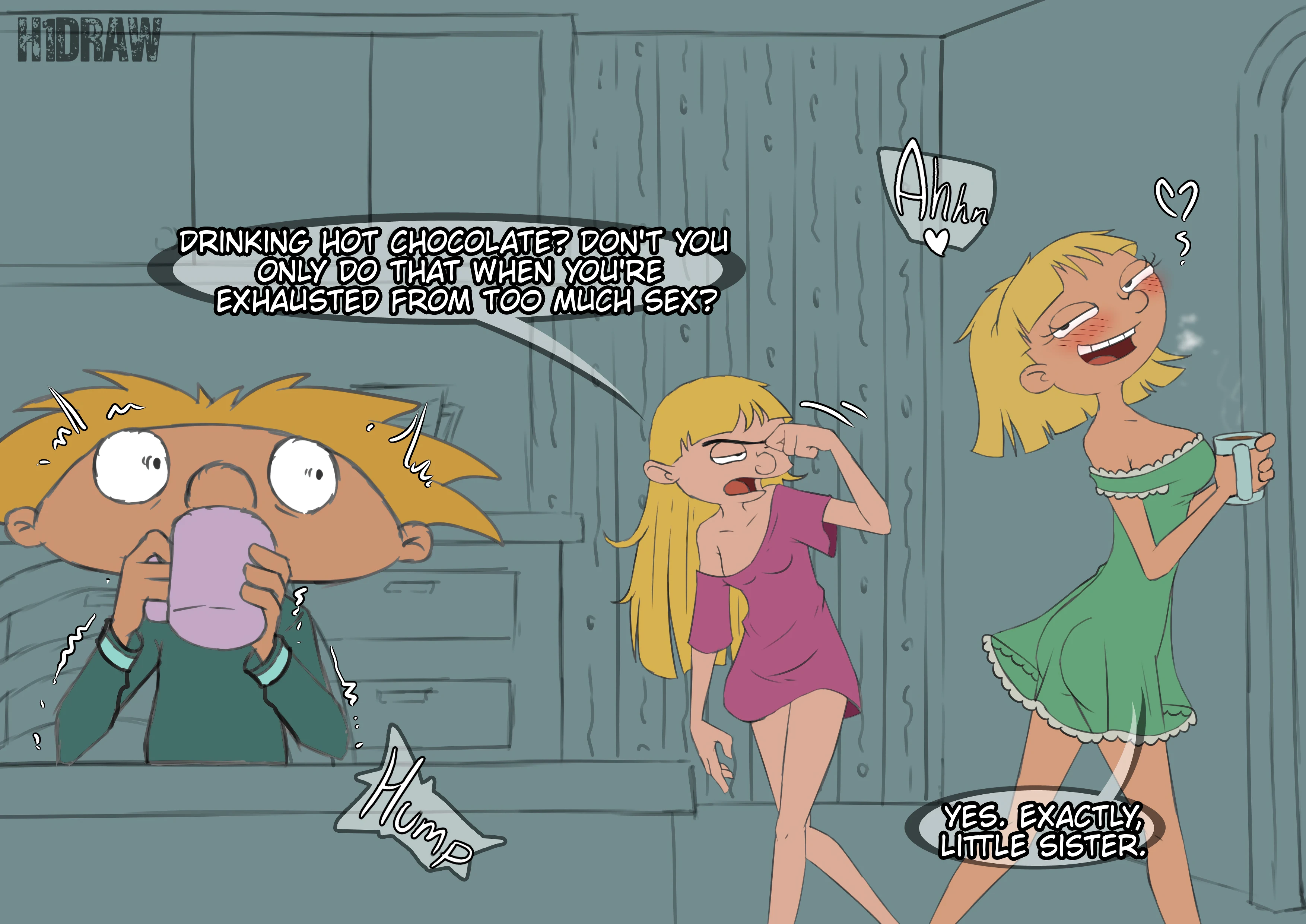 Open Door - H1DRAW porn comic picture 4