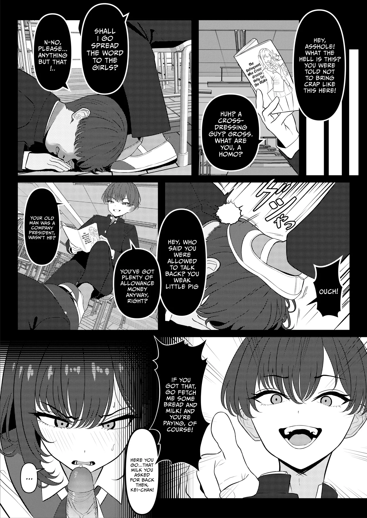The Delinquent Who Bullied Me in School Became My Subordinate | Gakusei Jidai, Boku o Ijimeteita Yankee ga Buka toshite Haittekita Ken porn comic picture 6