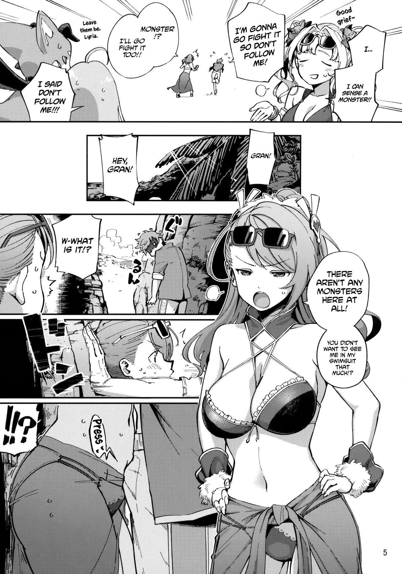 When Bea Puts On Her Swimsuit | Bea ga Mizugi ni Kigaetara porn comic picture 4