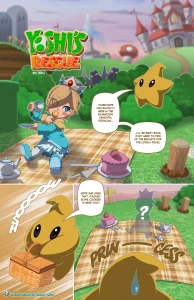 Yoshi's Rescue porn comic picture 1